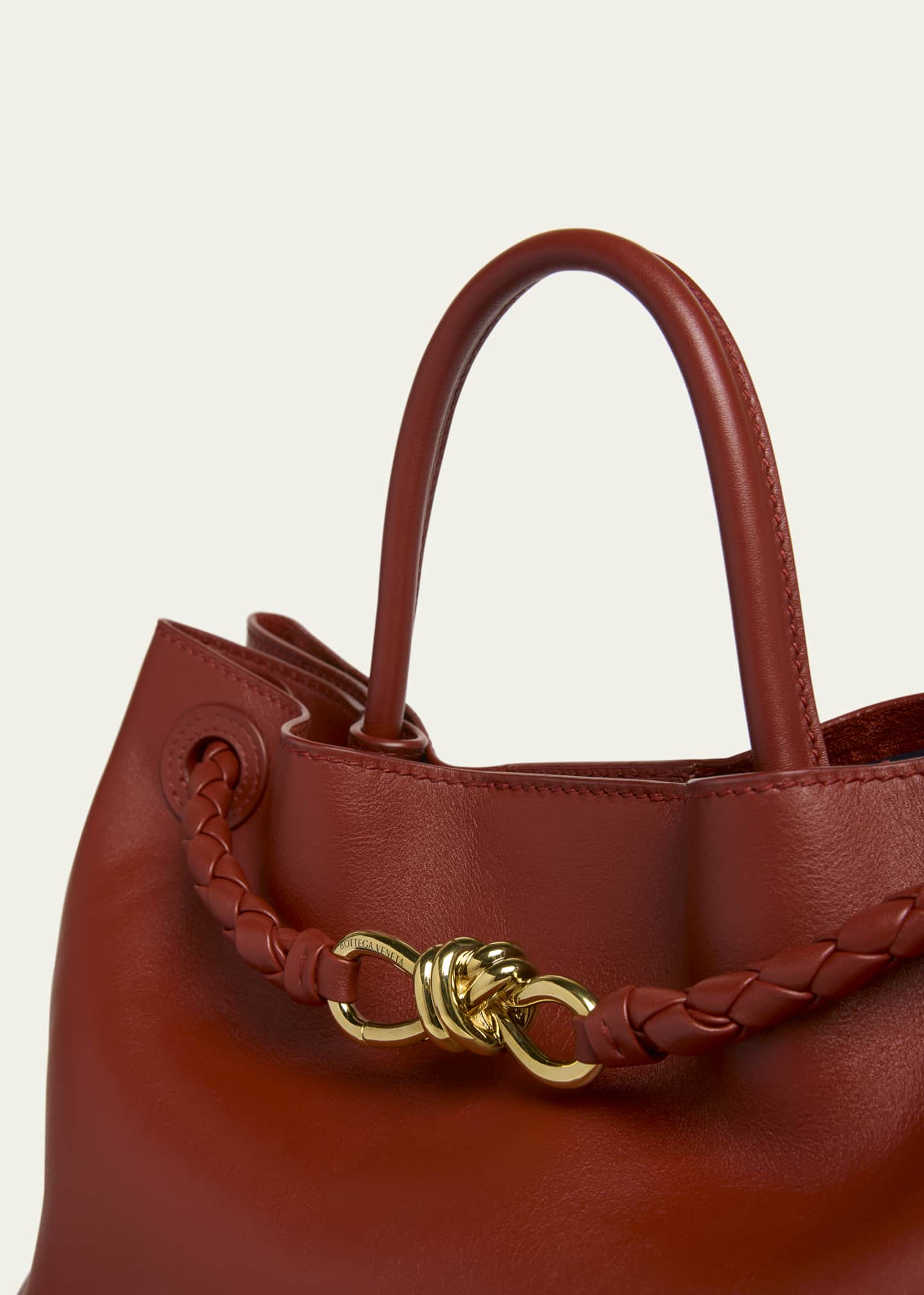 Bottega Veneta Medium Andiamo Leather Shoulder Bag Image 6 of 6