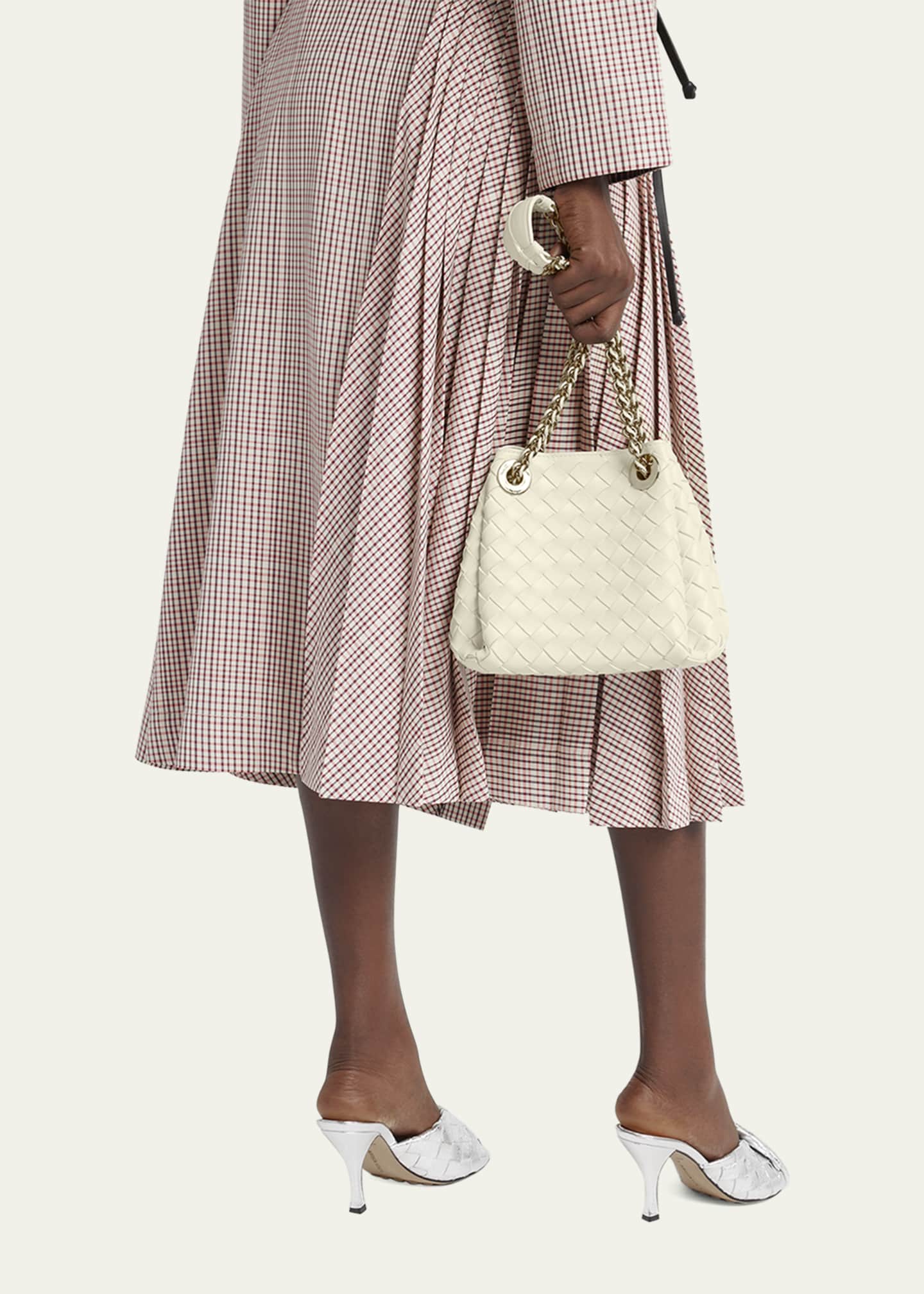 Bottega Veneta Small Parachute Leather Shoulder Bag Image 2 of 6