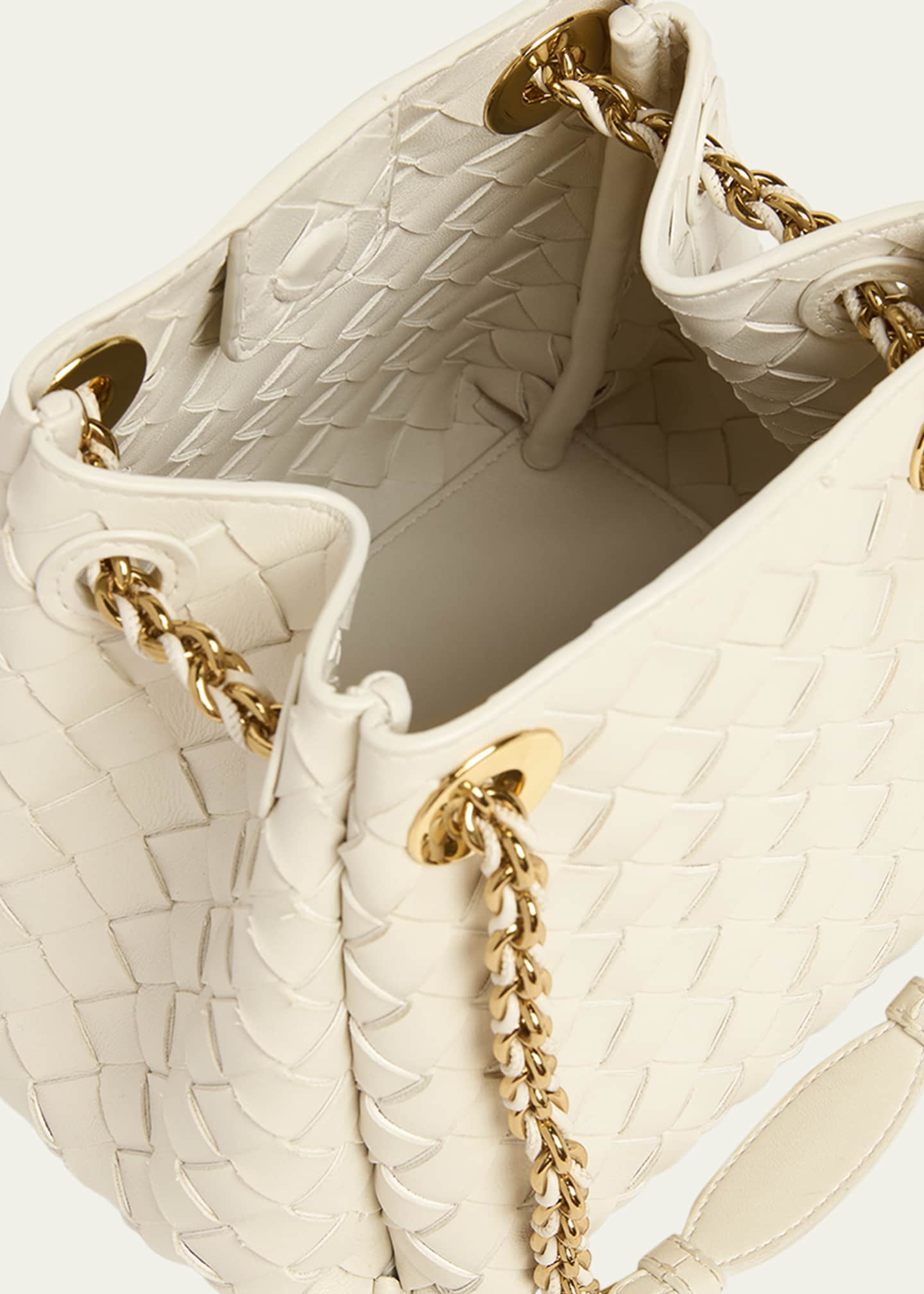 Bottega Veneta Small Parachute Leather Shoulder Bag Image 4 of 6