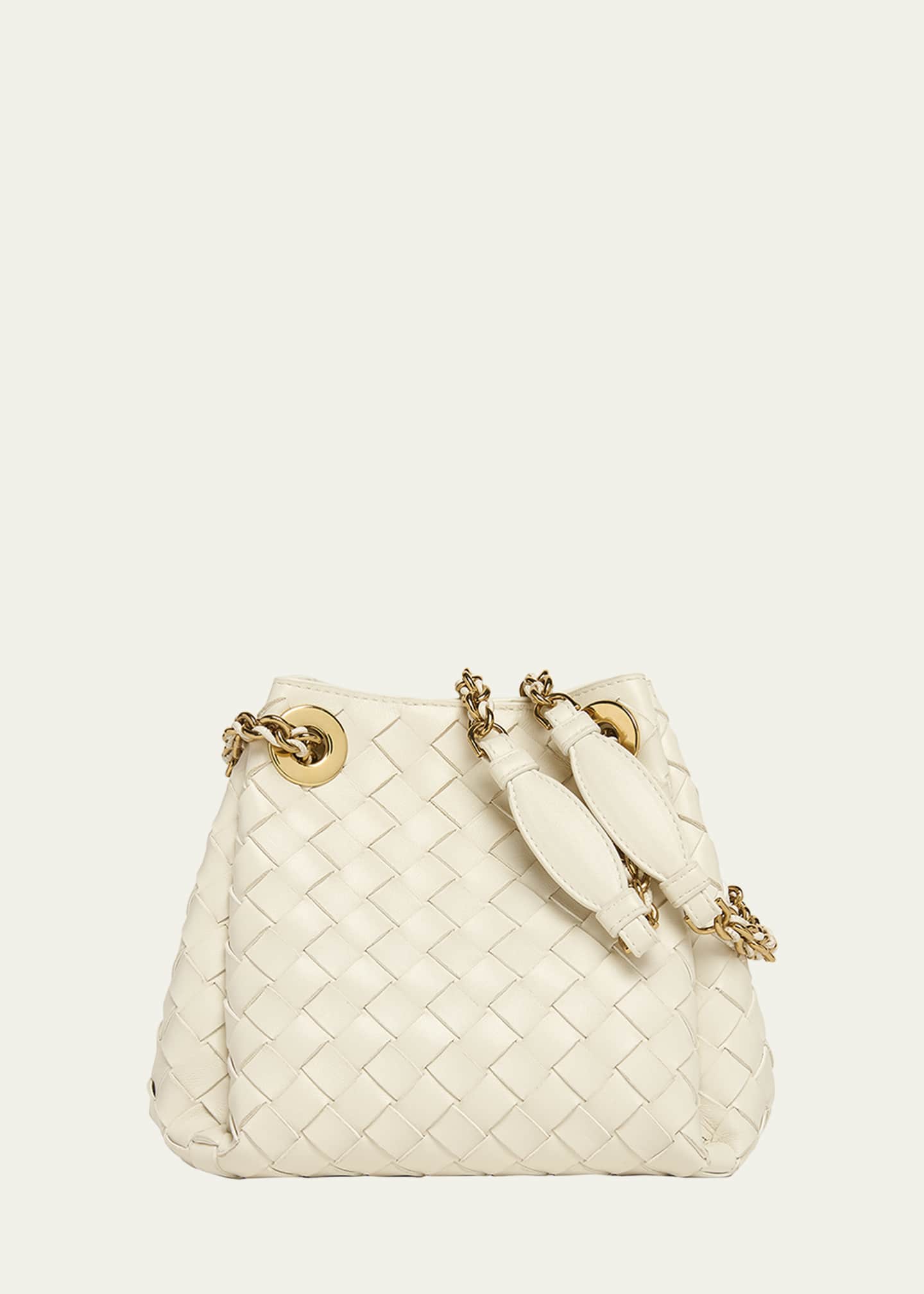 Bottega Veneta Small Parachute Leather Shoulder Bag Image 1 of 6