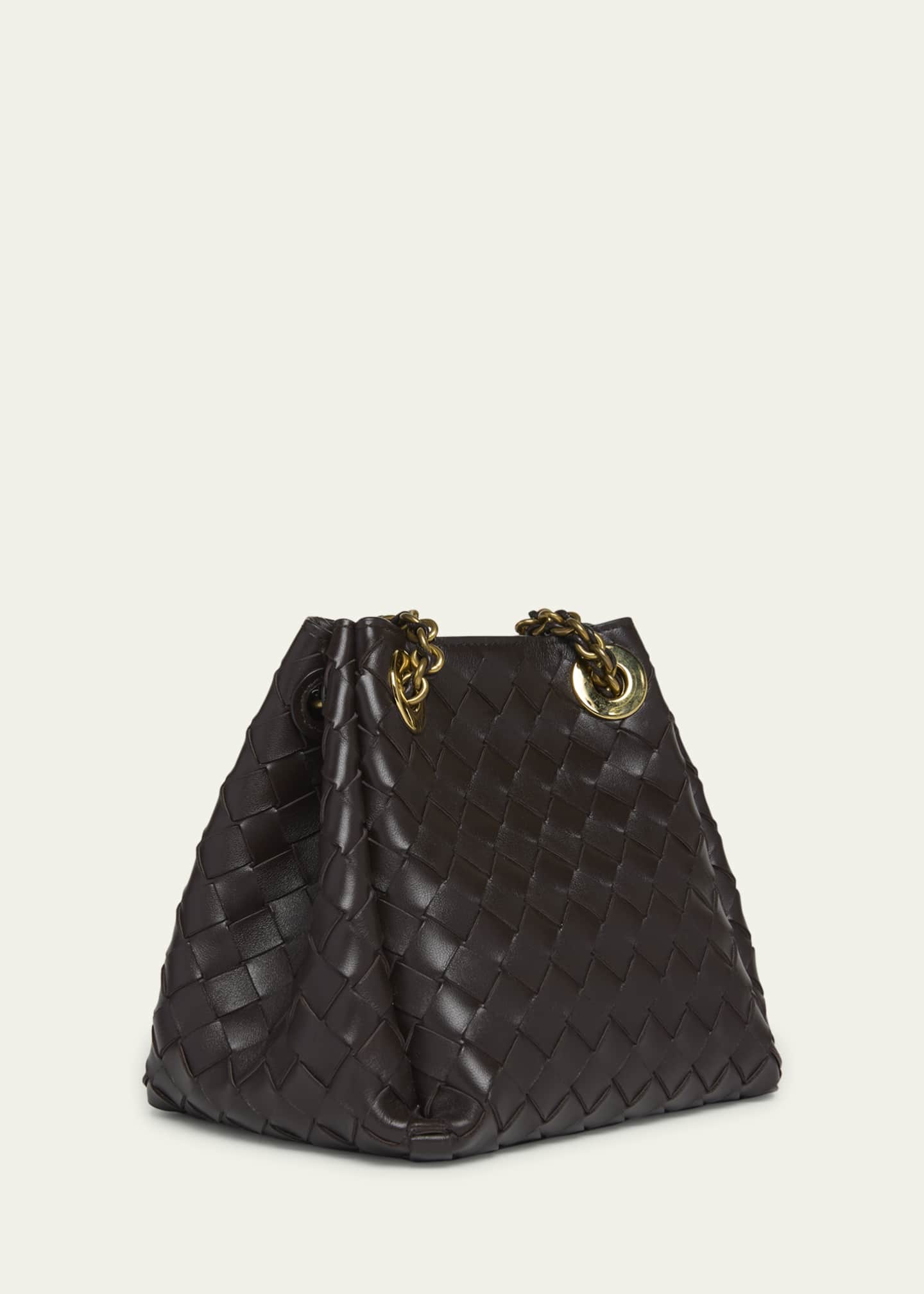 Bottega Veneta Small Parachute Leather Shoulder Bag Image 3 of 6