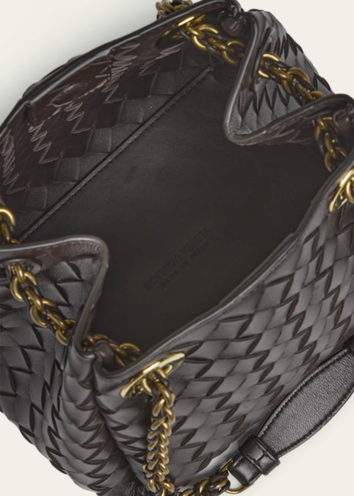 Bottega Veneta Small Parachute Leather Shoulder Bag Image 4 of 6