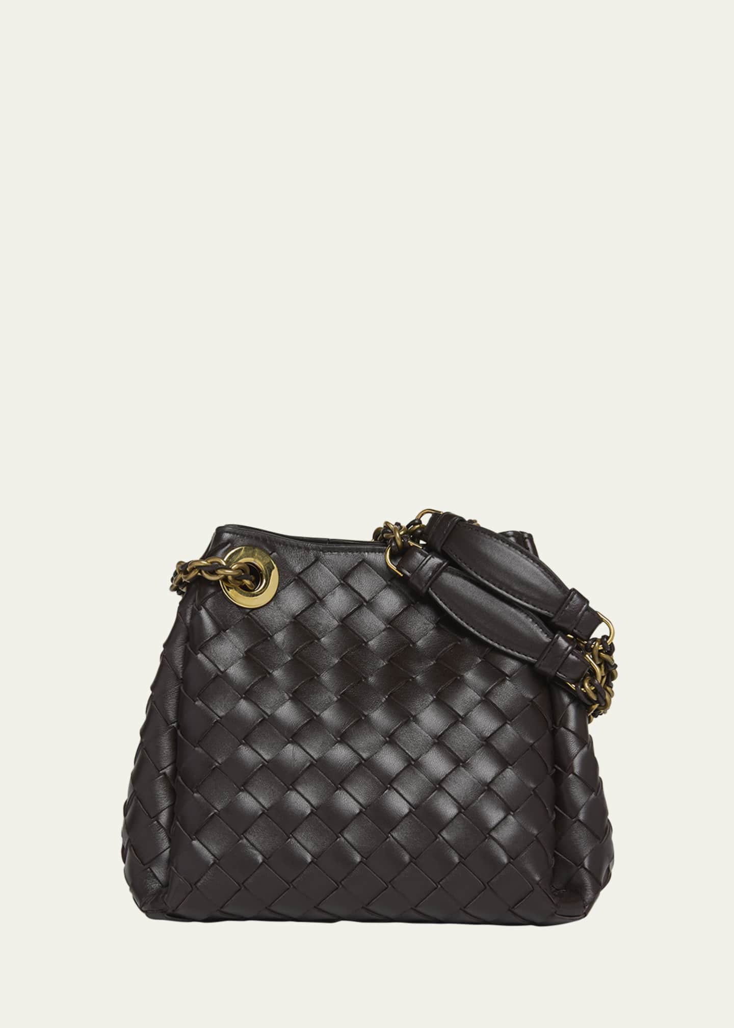 Bottega Veneta Small Parachute Leather Shoulder Bag Image 1 of 6