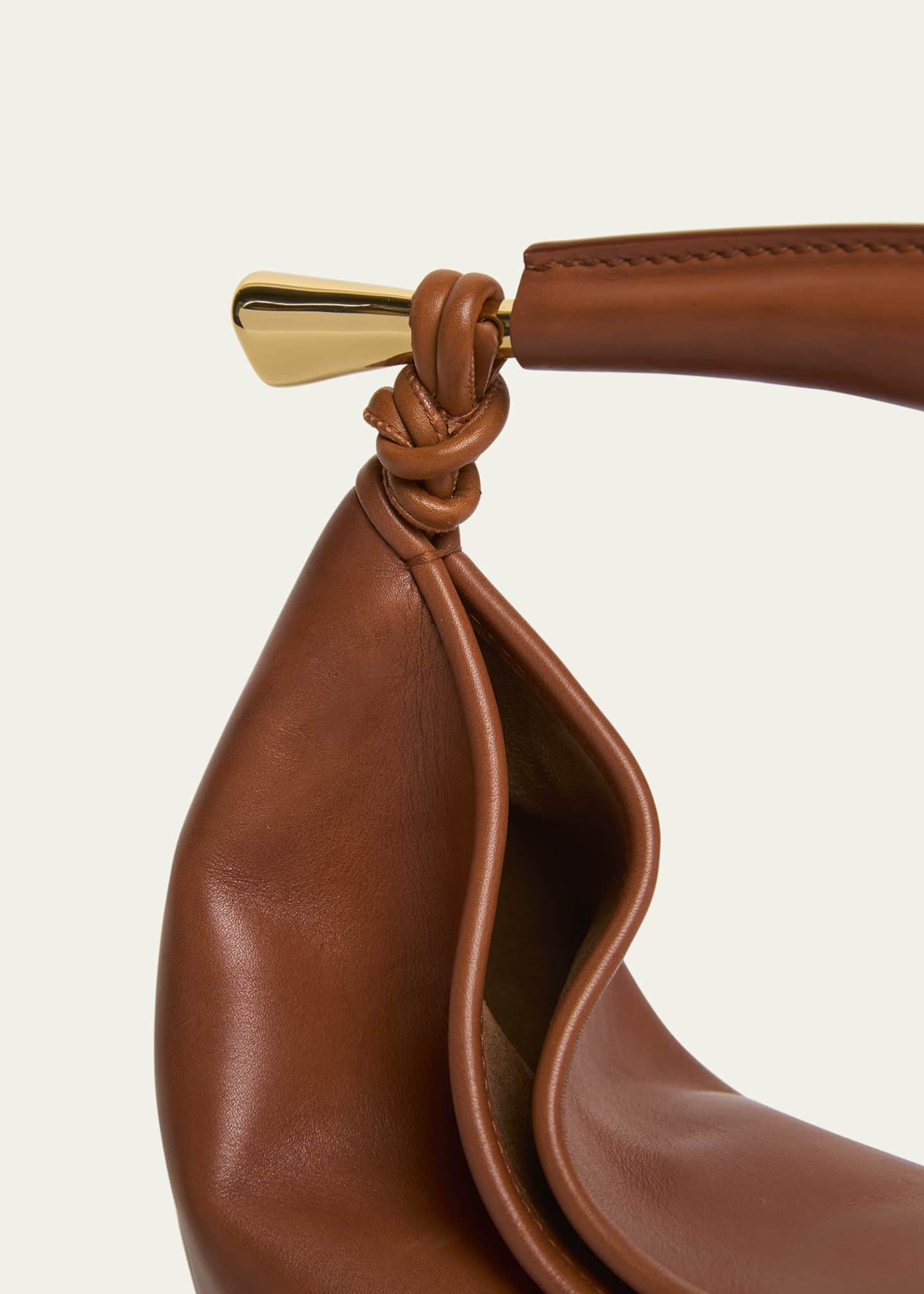 Bottega Veneta Small Sardine Leather Top-Handle Bag Image 6 of 6