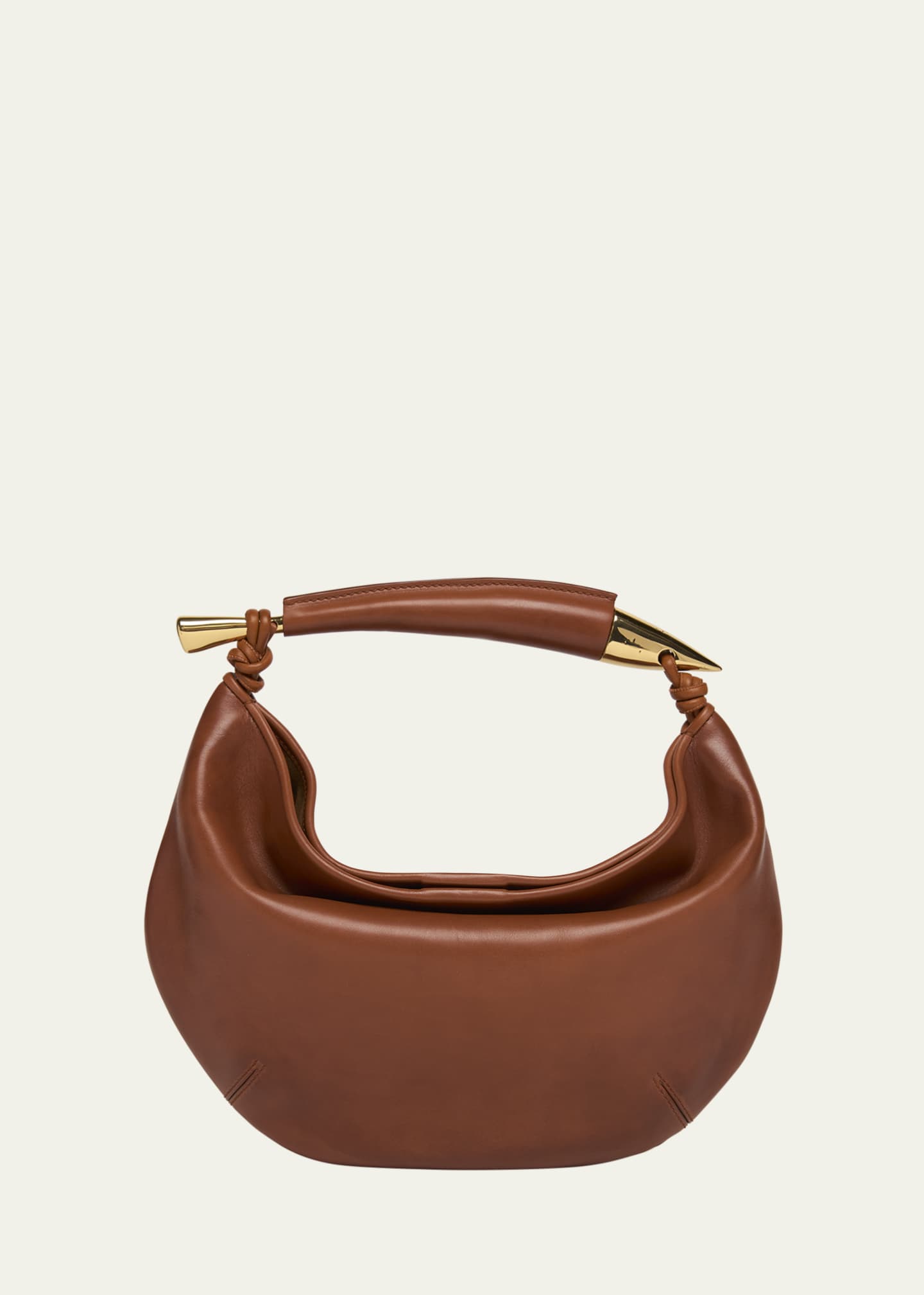 Bottega Veneta Small Sardine Leather Top-Handle Bag Image 1 of 6