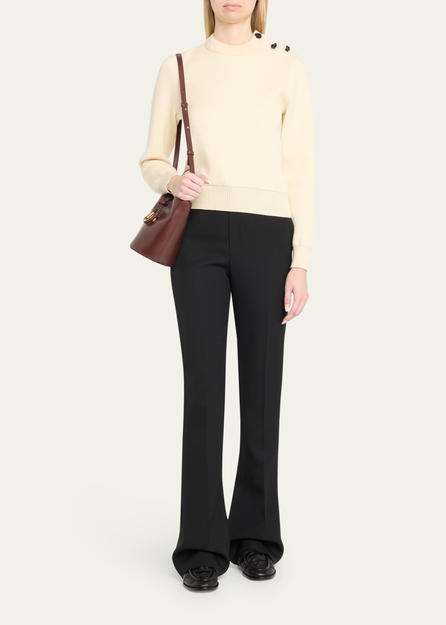 Bottega Veneta Liberta Mini Leather Bucket Bag Image 5 of 6