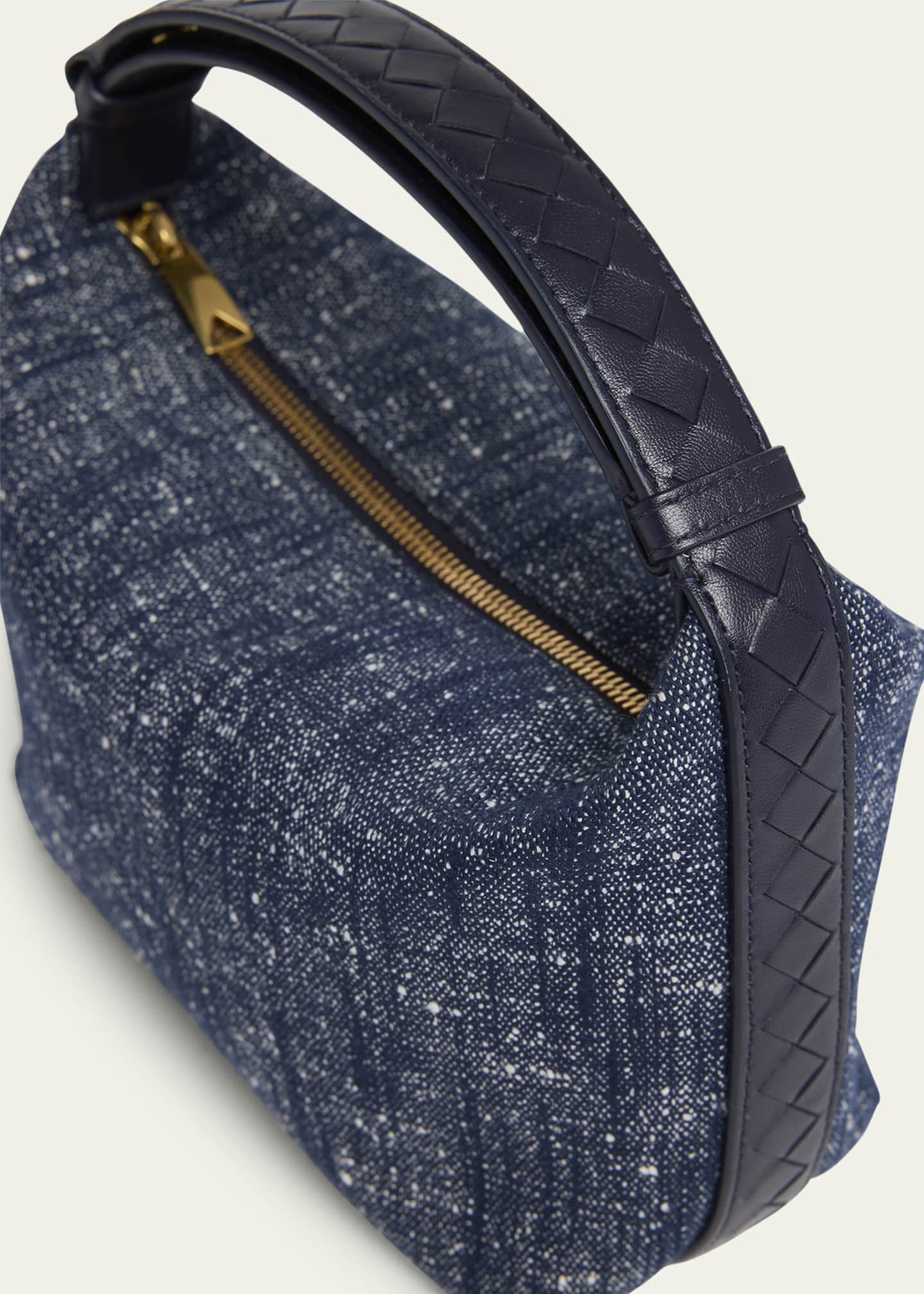 Bottega Veneta Mini Wallace Denim Boucle Shoulder Bag Image 6 of 6