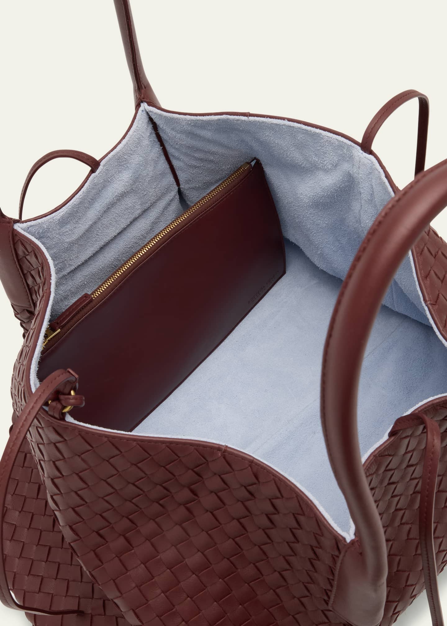 Bottega Veneta Reversible Suede & Leather Tote Bag Image 4 of 6
