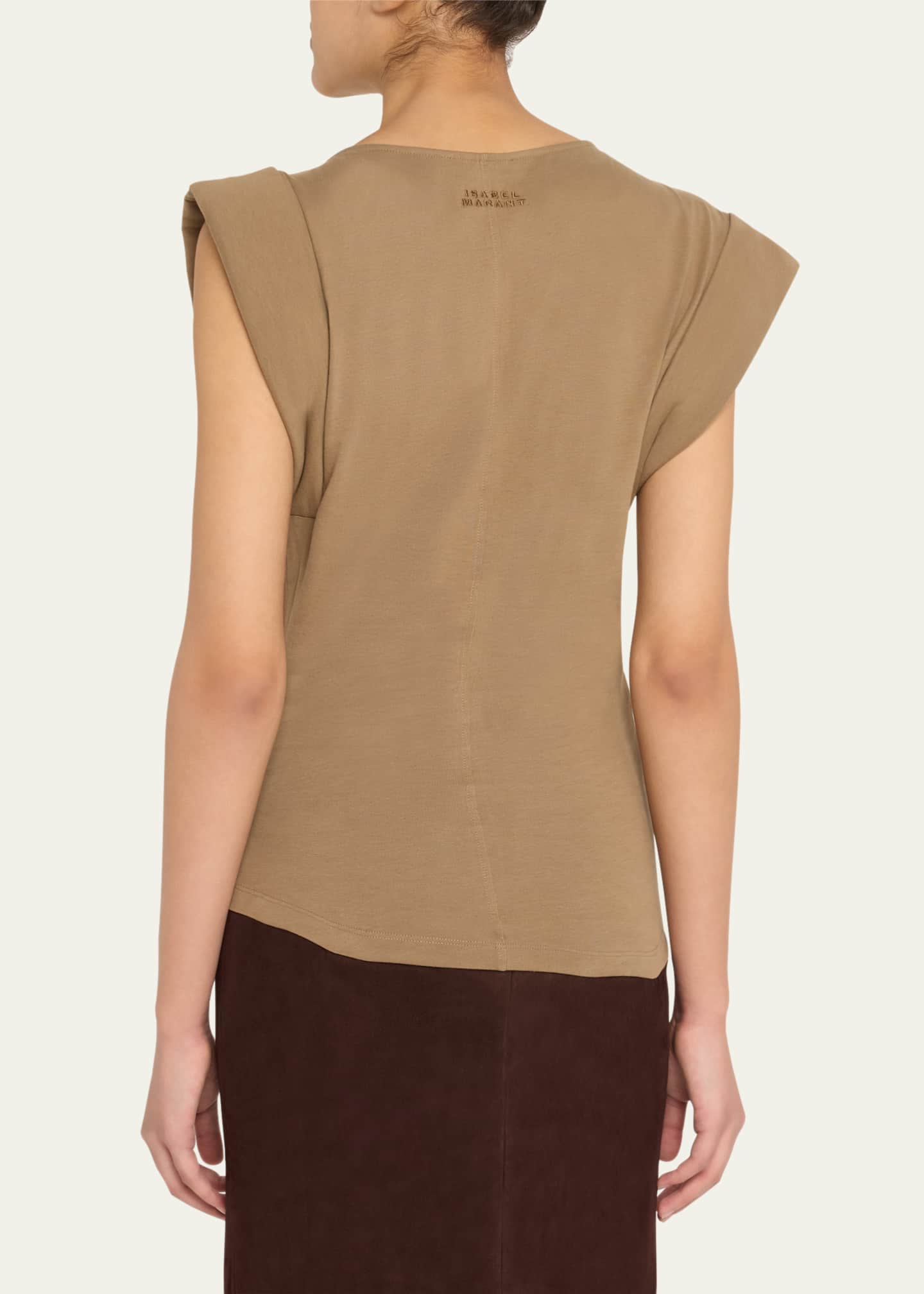【ISABEL MARANT】MAISAN DRAPED COTTON T-SHIRT 23PTS0207FA-A1N41I-20WH-A.jpg?
