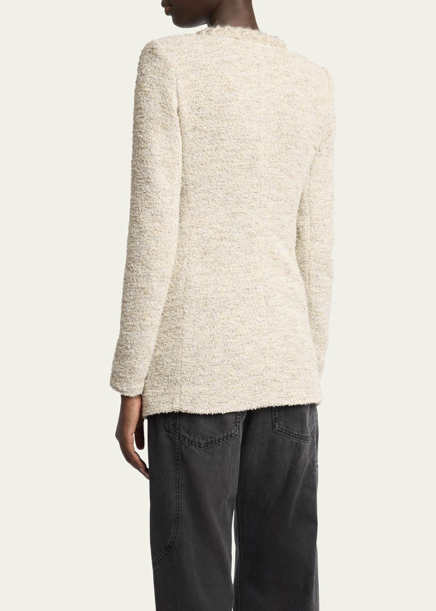 Isabel Marant Germina Cloudy Cowens Long Jacket Image 3 of 5