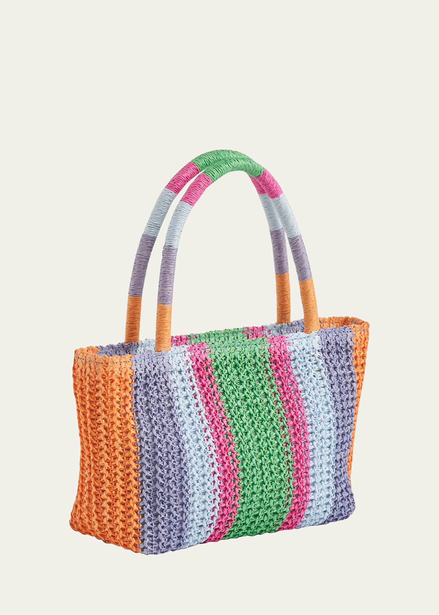 Molo Girl's Straw Tote Bag Image 1 of 2