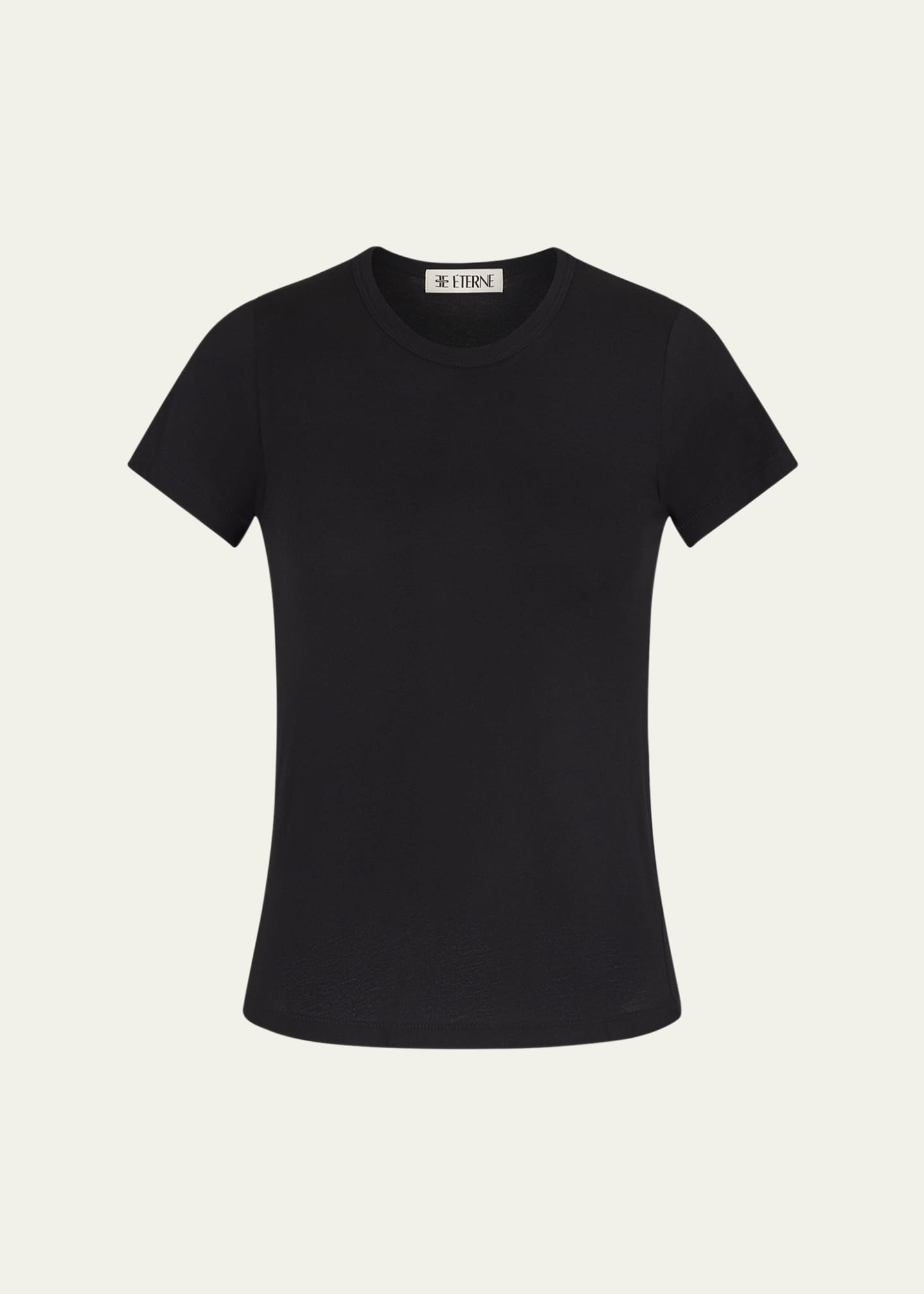 Eterne Fitted Crewneck Short-Sleeve T-Shirt