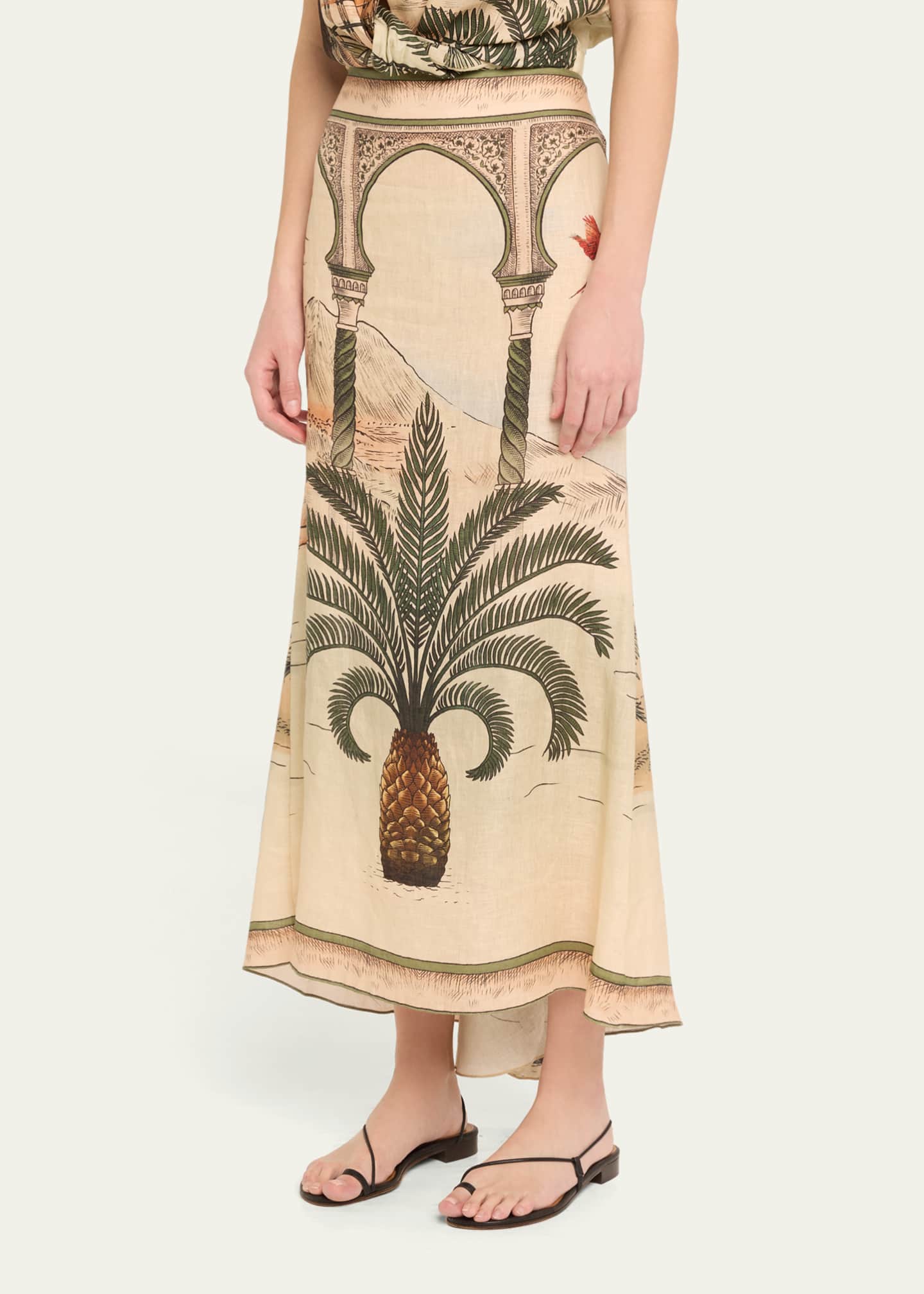 Johanna Ortiz Muralla Del Sol Ankle Skirt Image 4 of 5