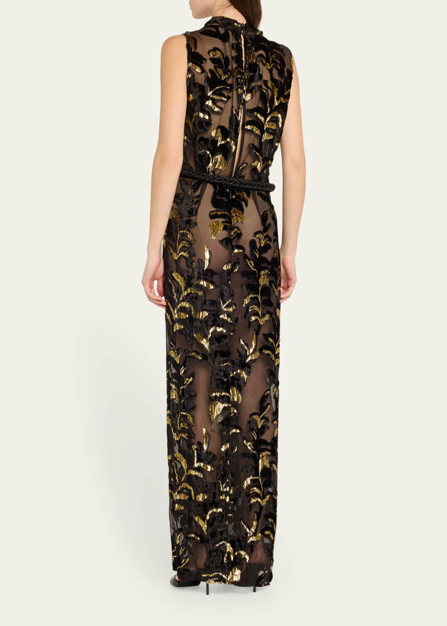 Johanna Ortiz Fancy Sea Sequin Maxi Dress