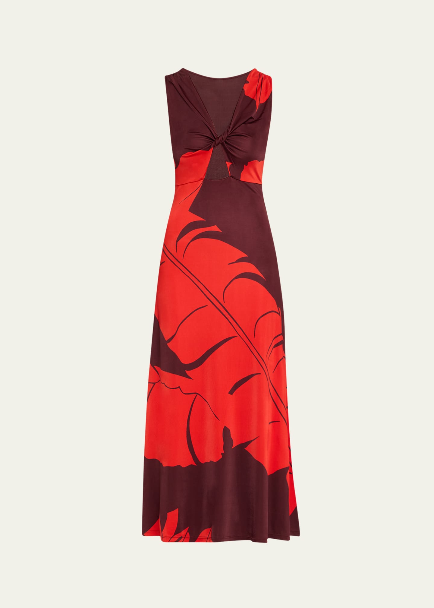 Johanna Ortiz Deep Heart Twisted Cutout Ankle Dress Image 1 of 5