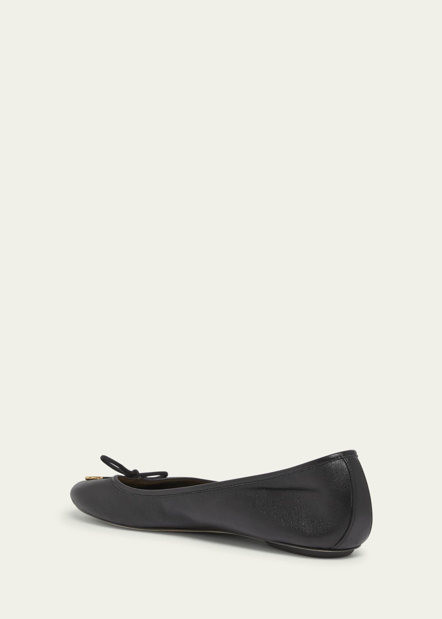 Chloe Iris Leather Ballerina Flats Image 4 of 5