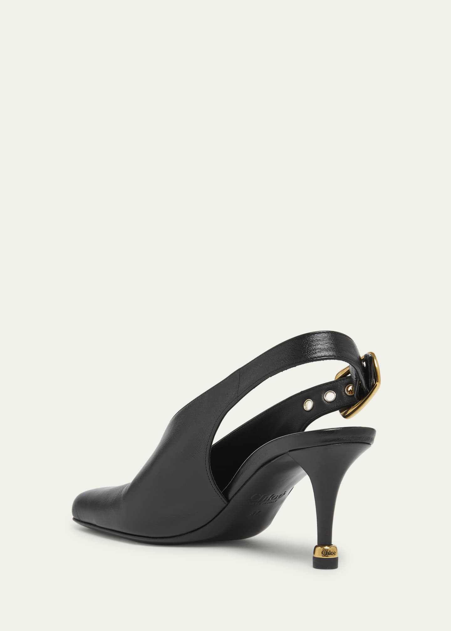 Chloe Andrea Leather Slingback Pumps - Bergdorf Goodman