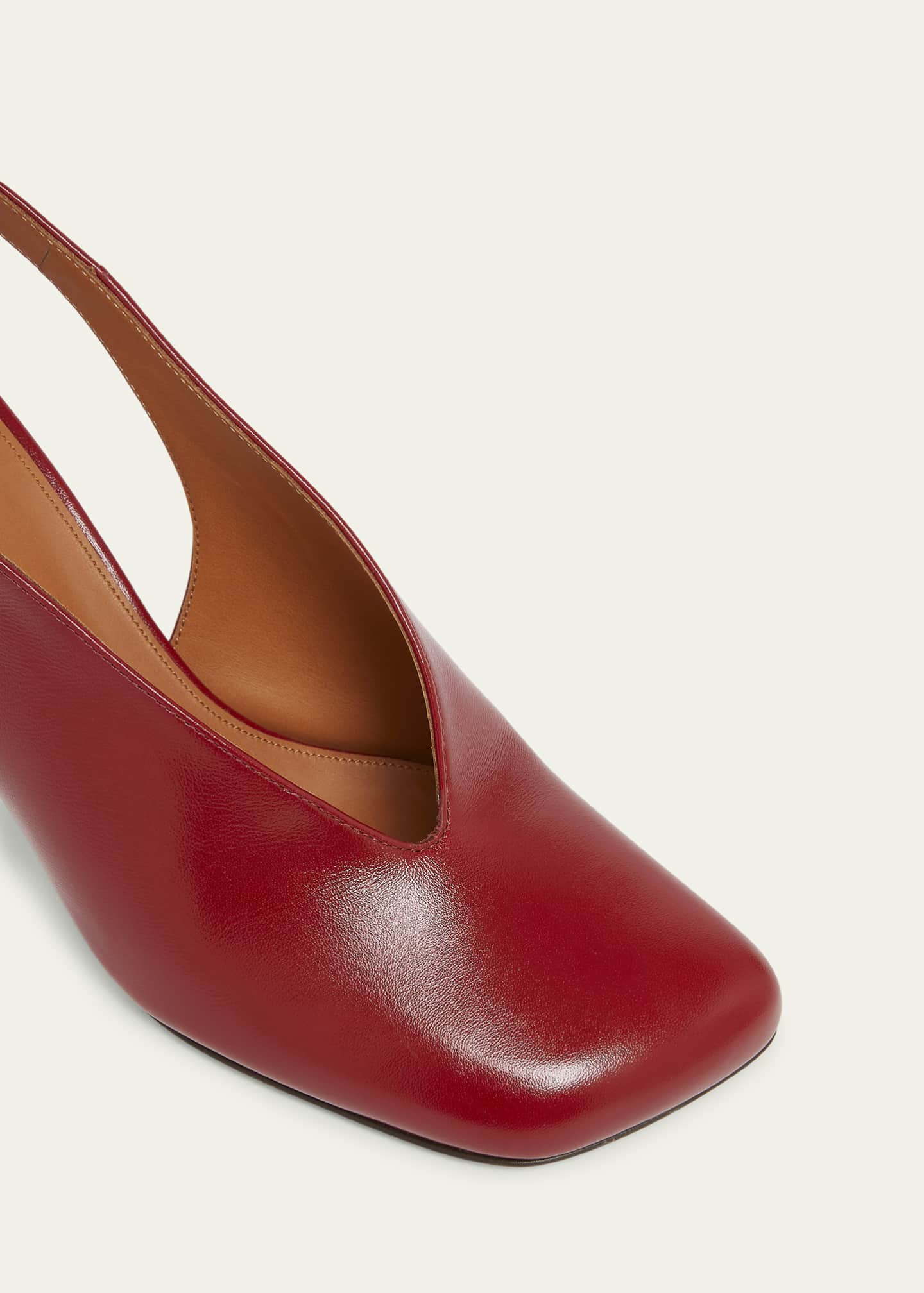 Chloe Andrea Leather Slingback Pumps Image 3 of 3