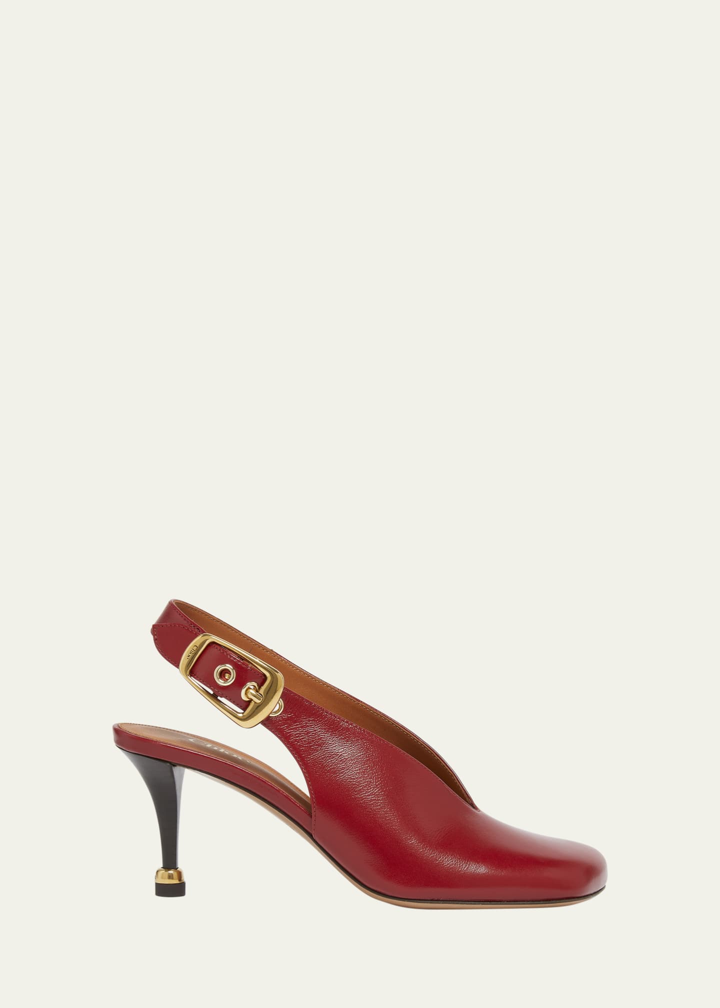 Chloe Andrea Leather Slingback Pumps Image 1 of 3