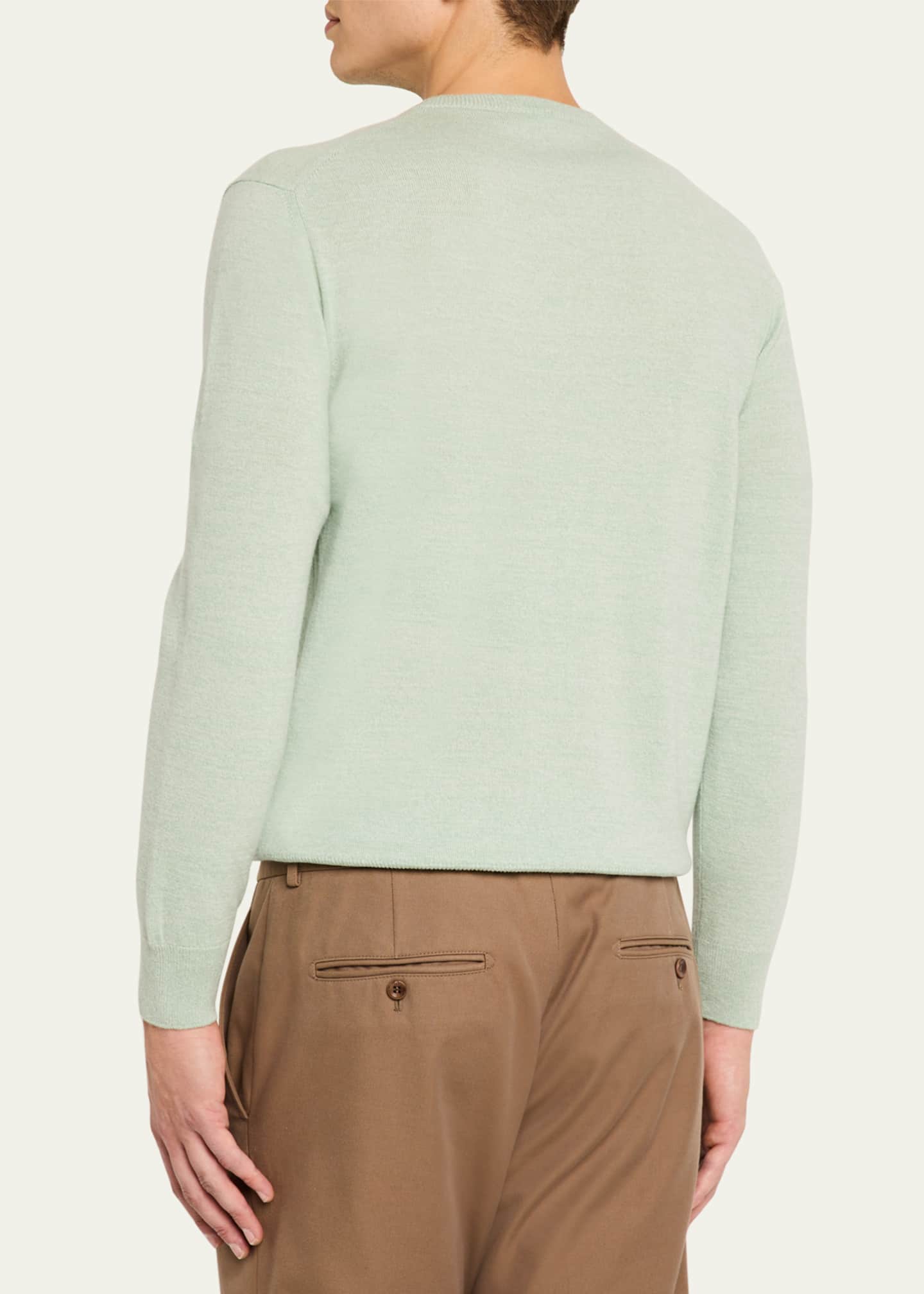 Fioroni Men's Cashmere Crewneck Sweater Image 3 of 5