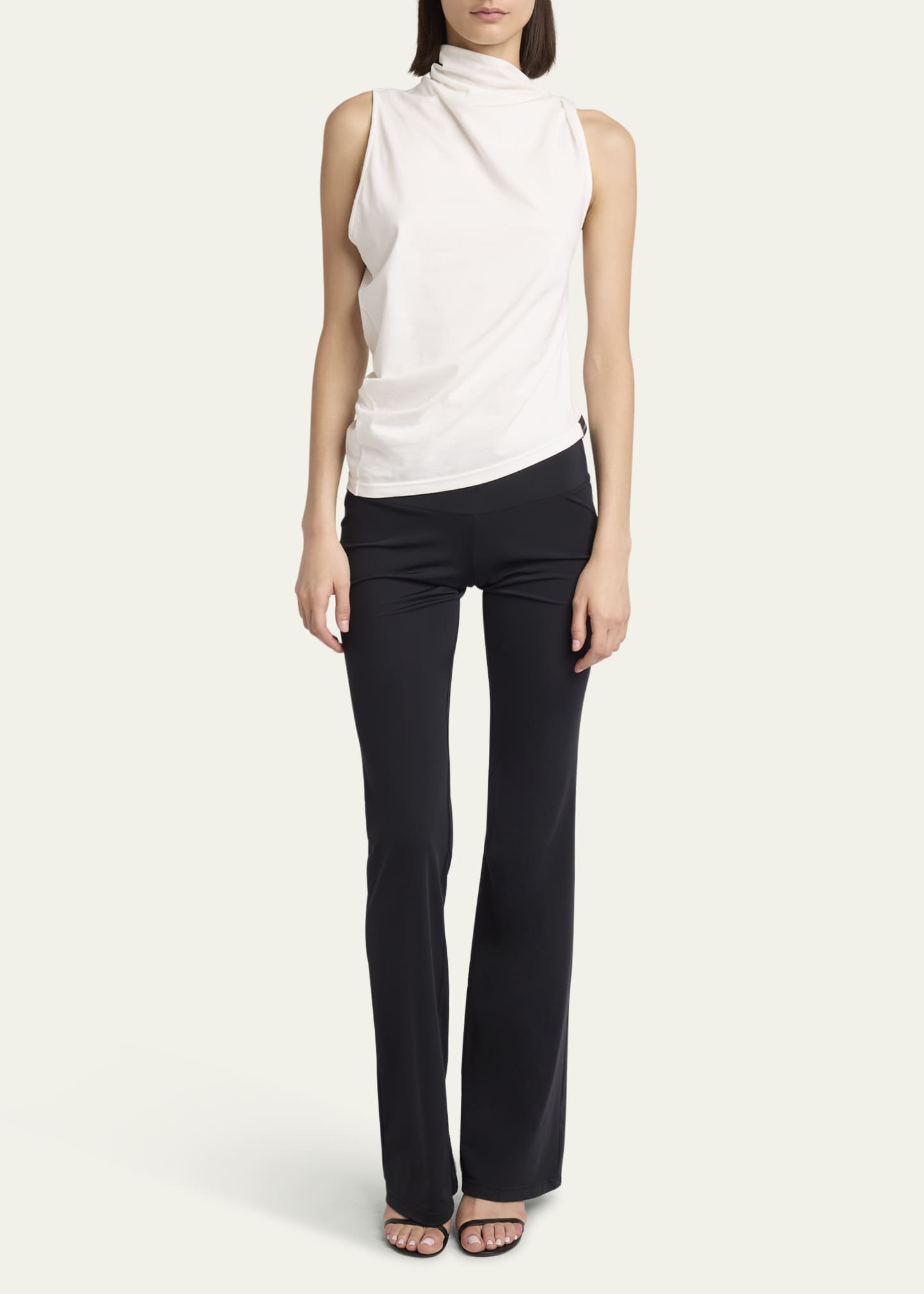 Draped Sleeveless Top