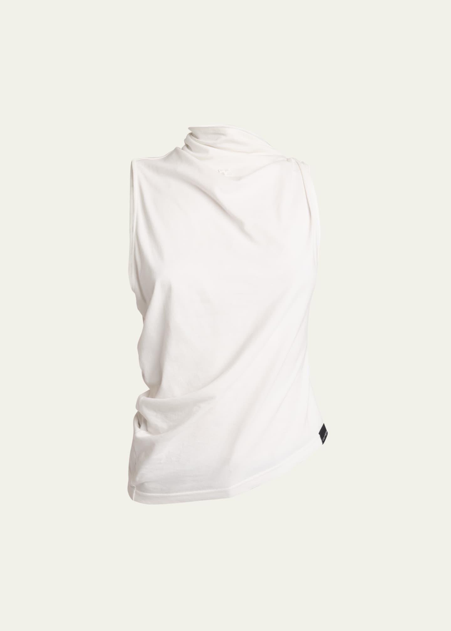 Draped Sleeveless Top