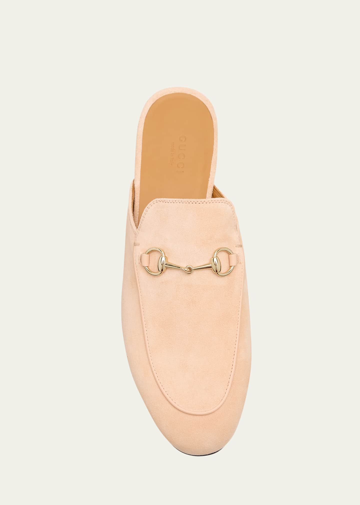 Gucci Princetown Suede Mules - Bergdorf Goodman