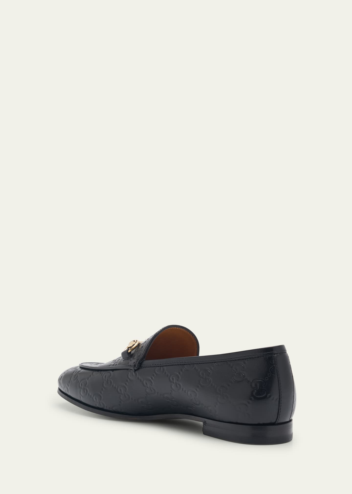 Gucci Jordaan GG Leather Bit Loafers Image 4 of 6