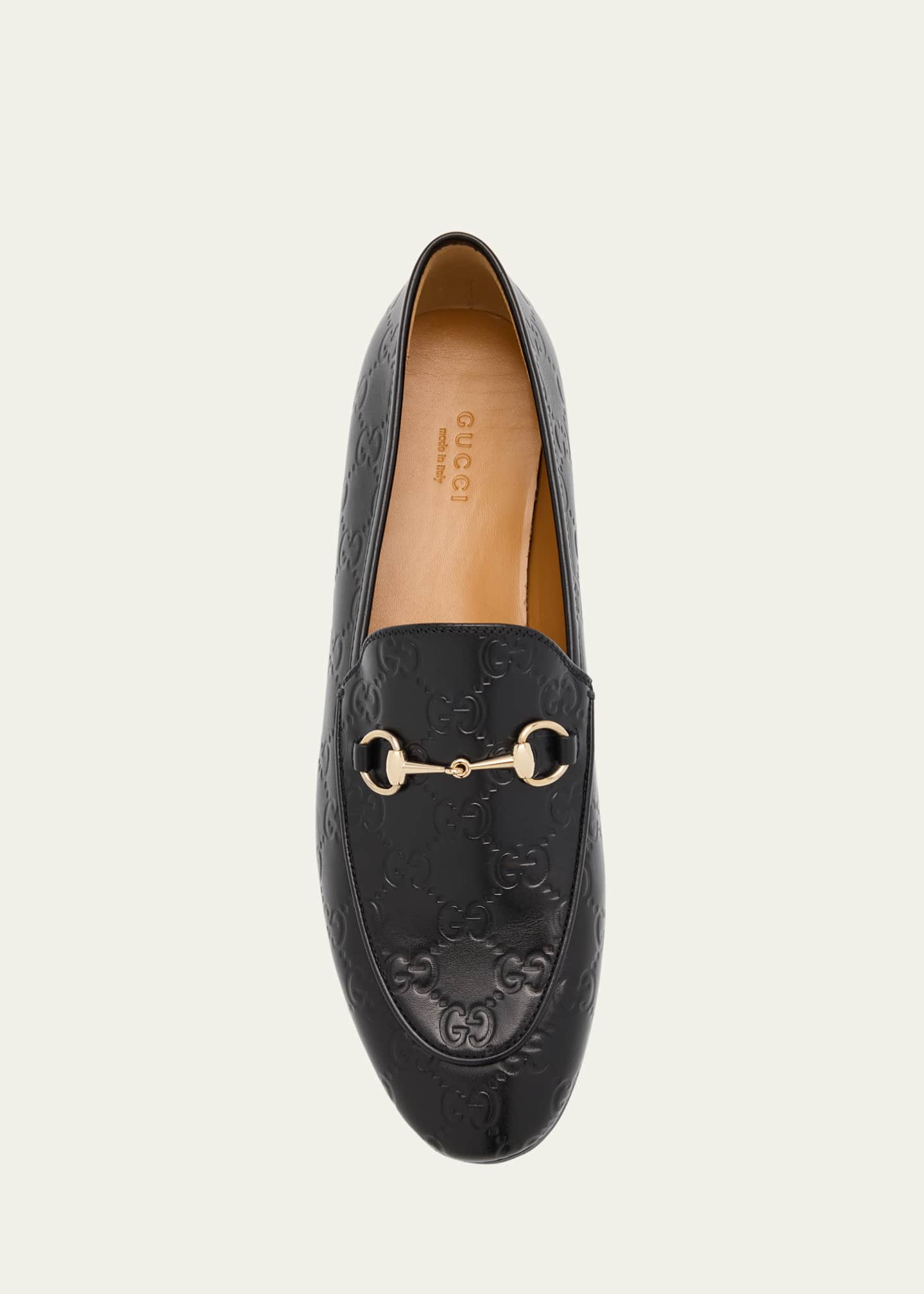 Gucci Jordaan GG Leather Bit Loafers Image 6 of 6
