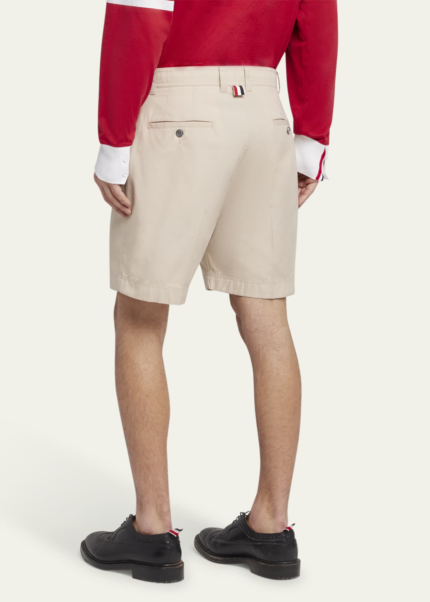 Thom Browne Men's Typewriter Utility Chino Shorts - Bergdorf