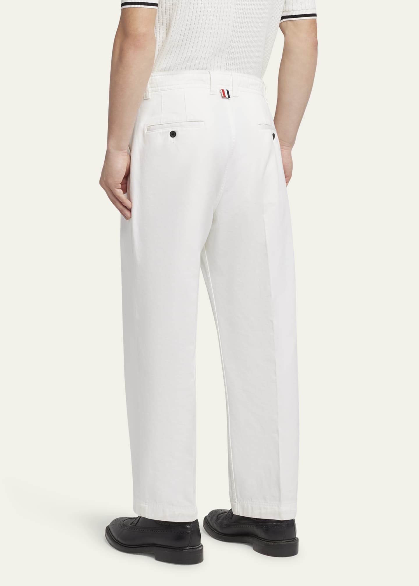 Thom Browne Men's Garment-Dyed Chino Pants Image 3 of 5