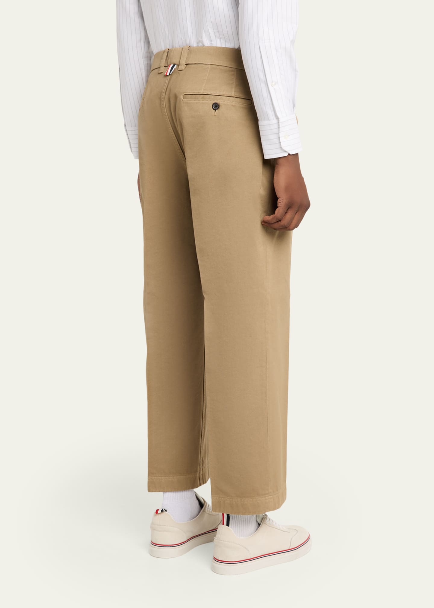 Thom Browne Men's Garment-Dyed Chino Pants - Bergdorf Goodman