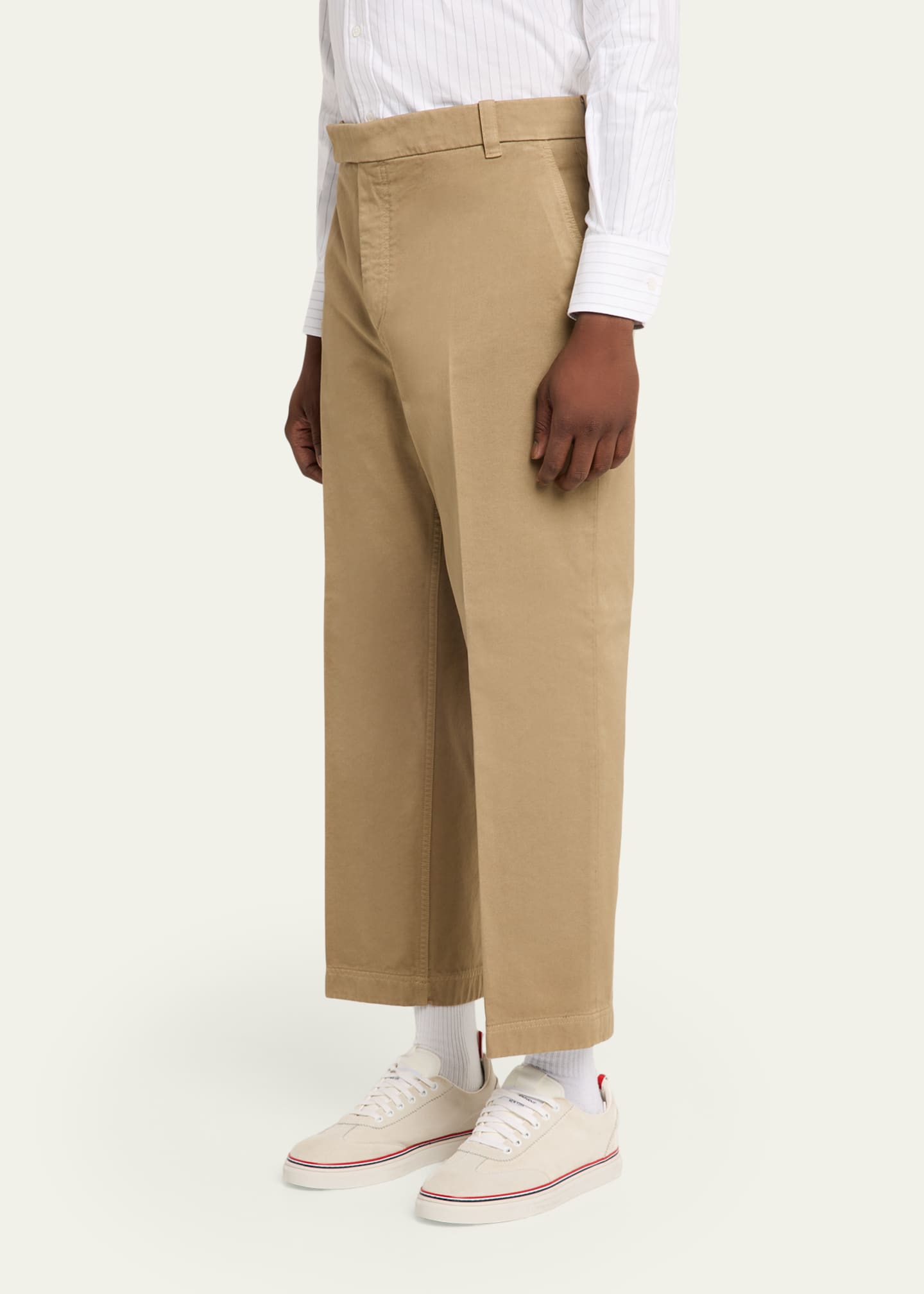 Thom Browne Men's Garment-Dyed Chino Pants - Bergdorf Goodman