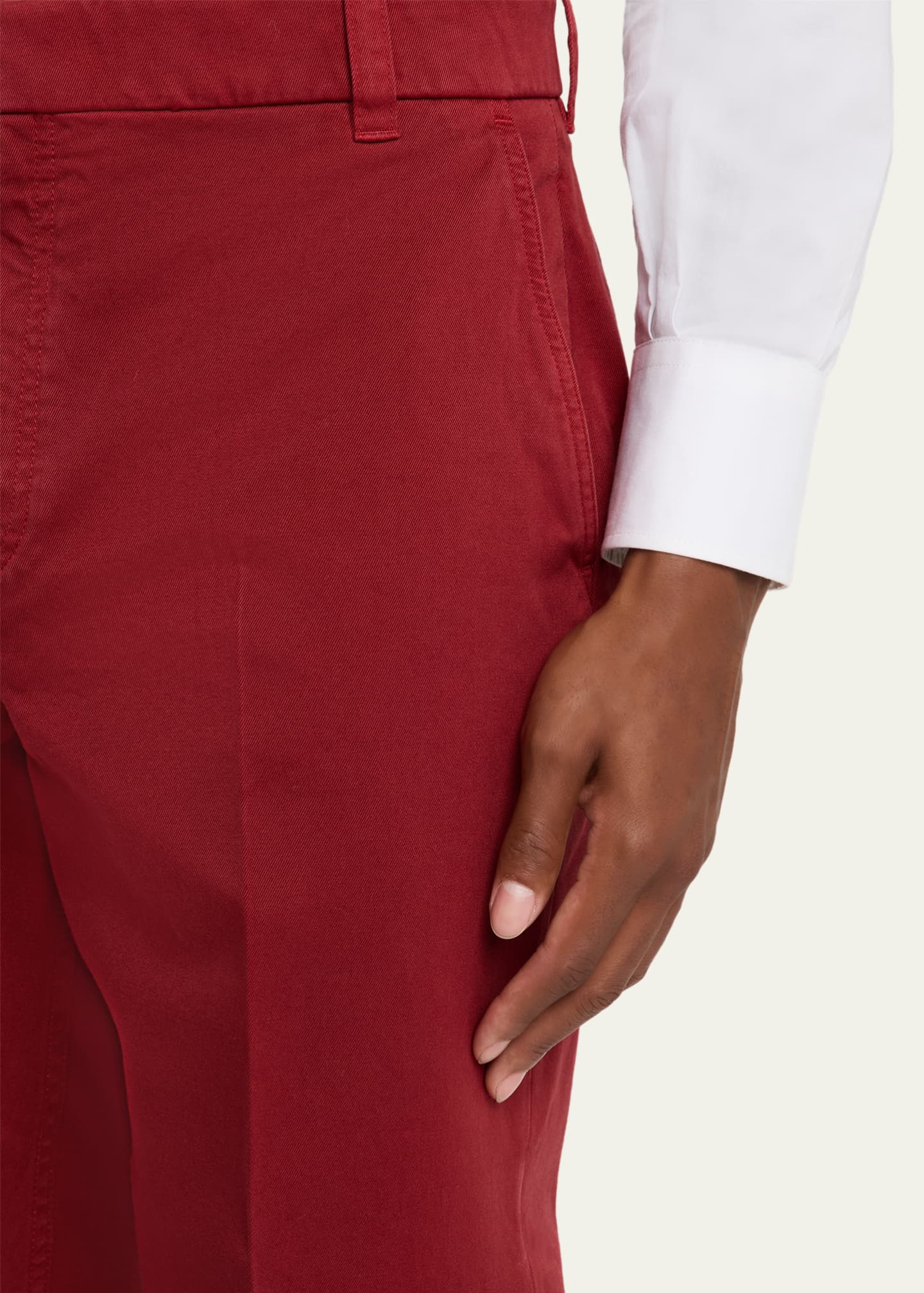 Thom Browne Men's Garment-Dyed Chino Pants Image 5 of 5