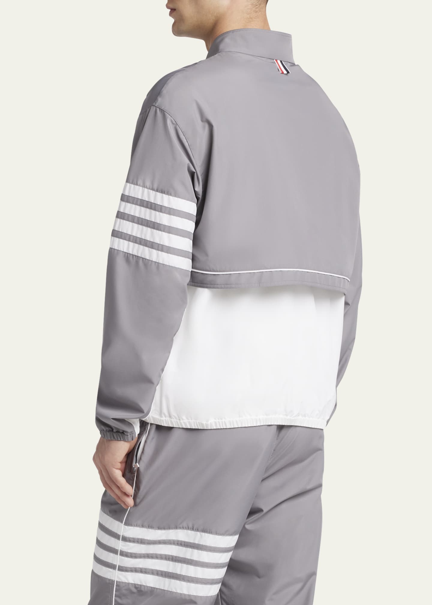 Thom Browne Men's Colorblock Ripstop Jacket Image 3 of 5