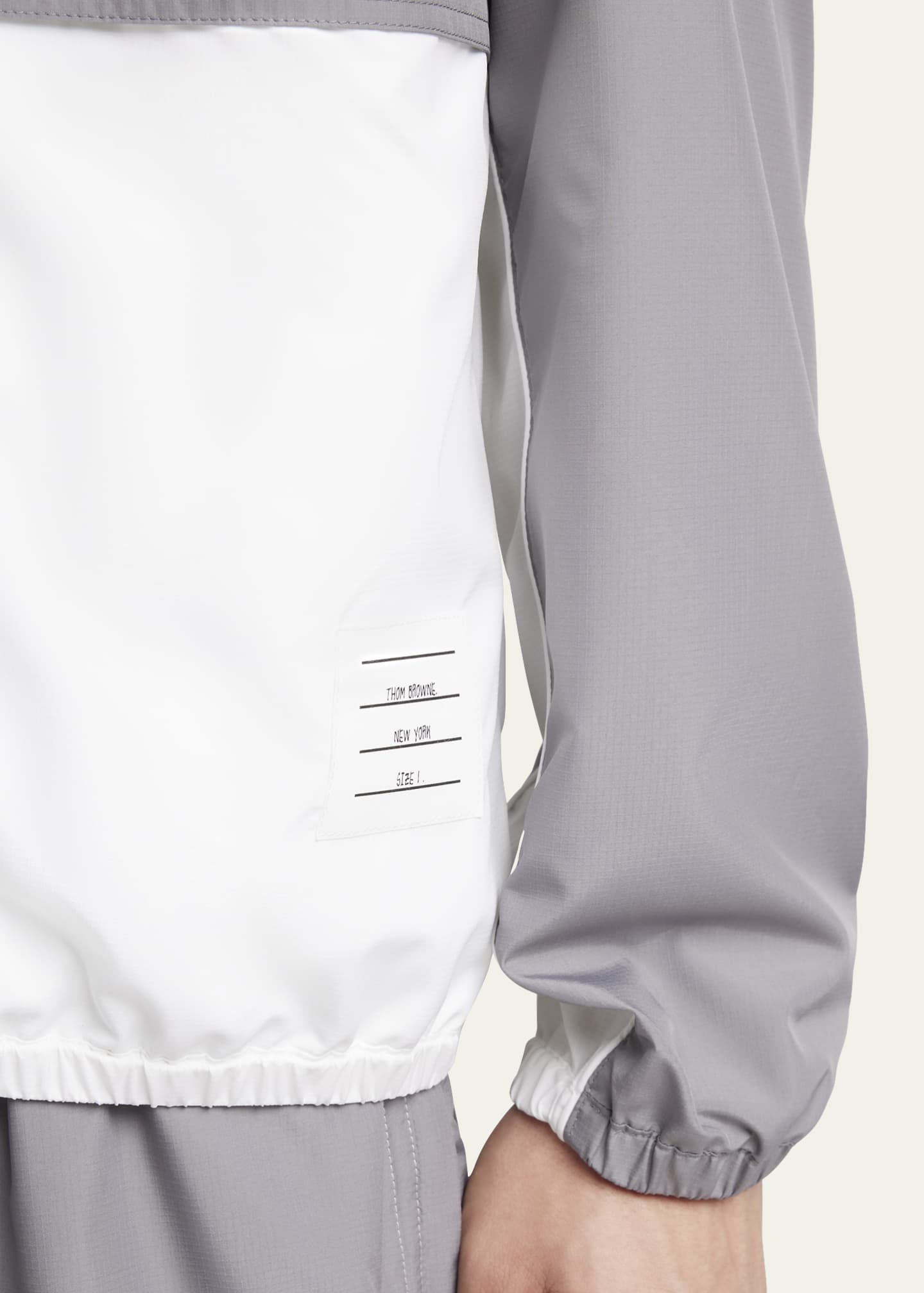 Thom Browne Men's Colorblock Ripstop Jacket Image 5 of 5
