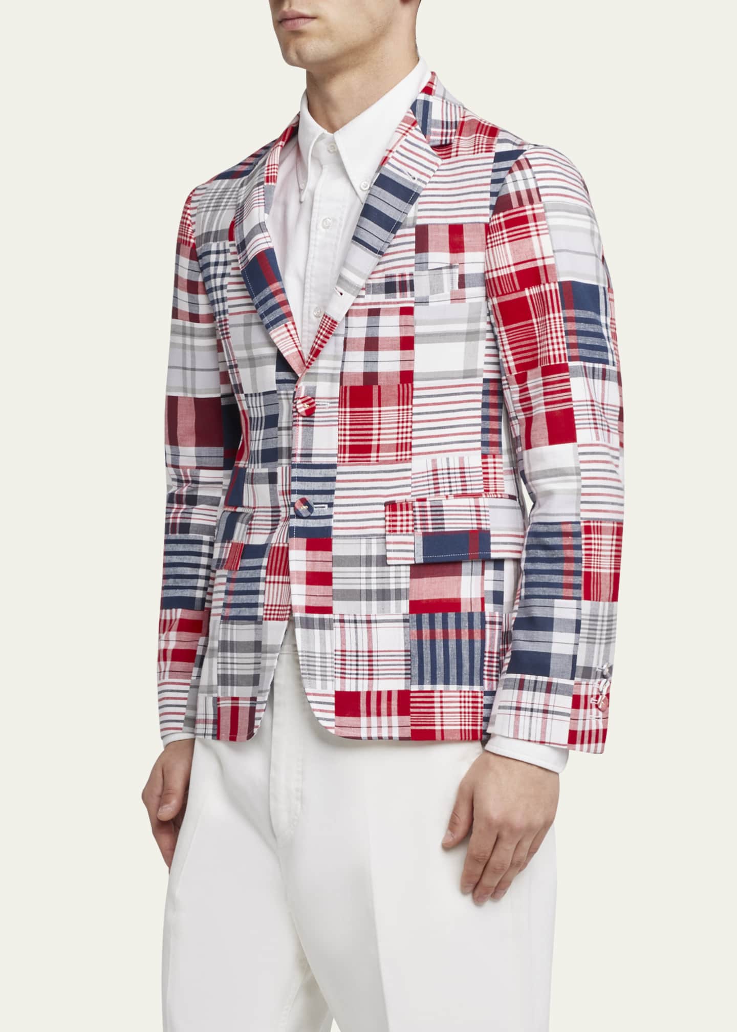 Thom Browne Men s Patchwork Sport Coat