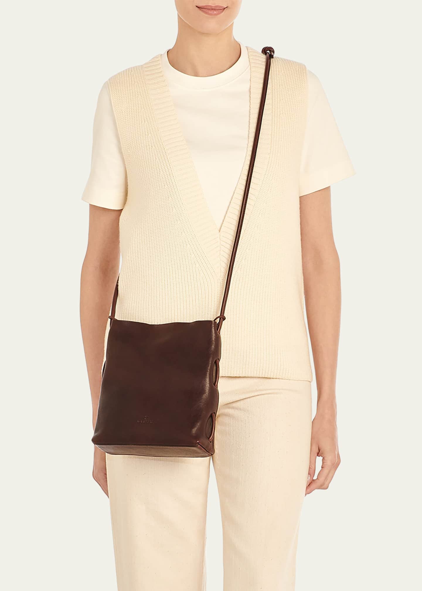 Il Bisonte Snodo Knot Leather Shoulder Bag Image 2 of 5