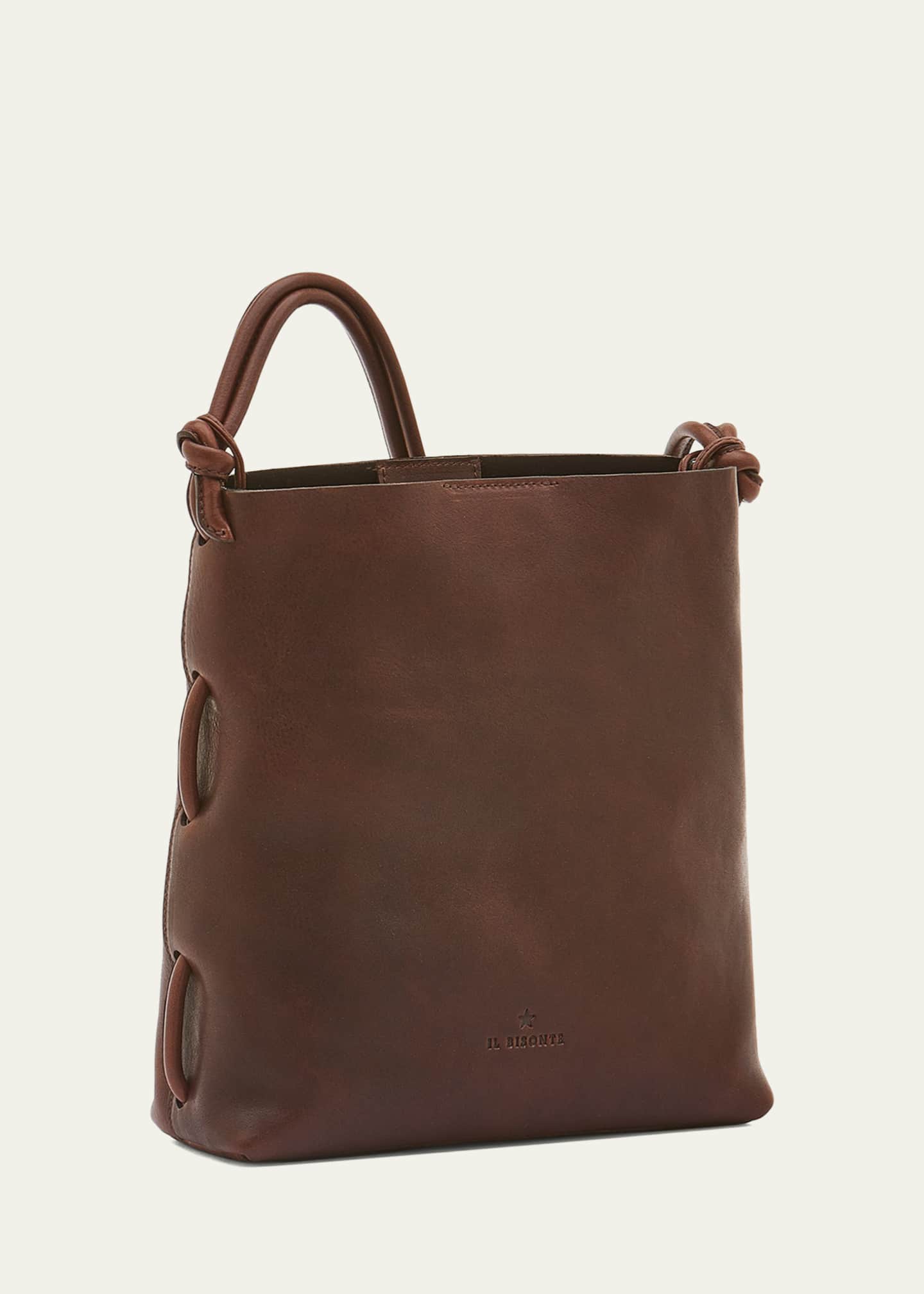 Il Bisonte Snodo Knot Leather Shoulder Bag Image 3 of 5