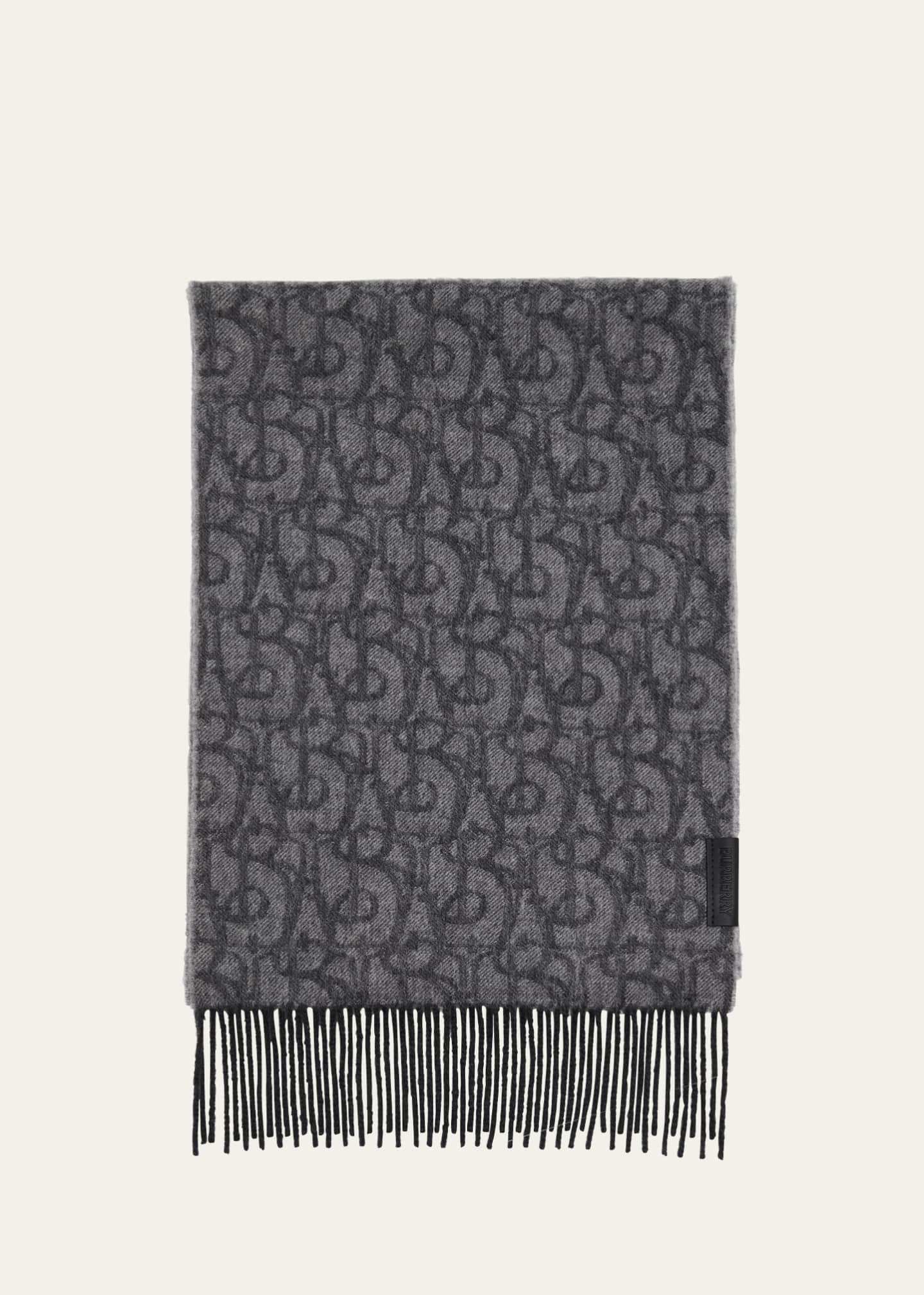Burberry Men's B Charm Cashmere Scarf Image 1 of 4