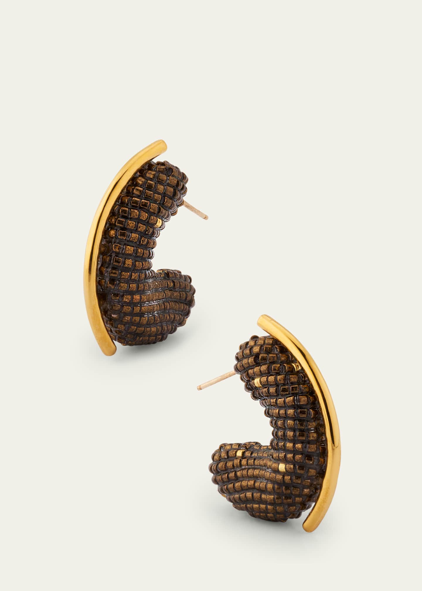 Susana Vega Mini Alba Hoop Earrings Image 3 of 4