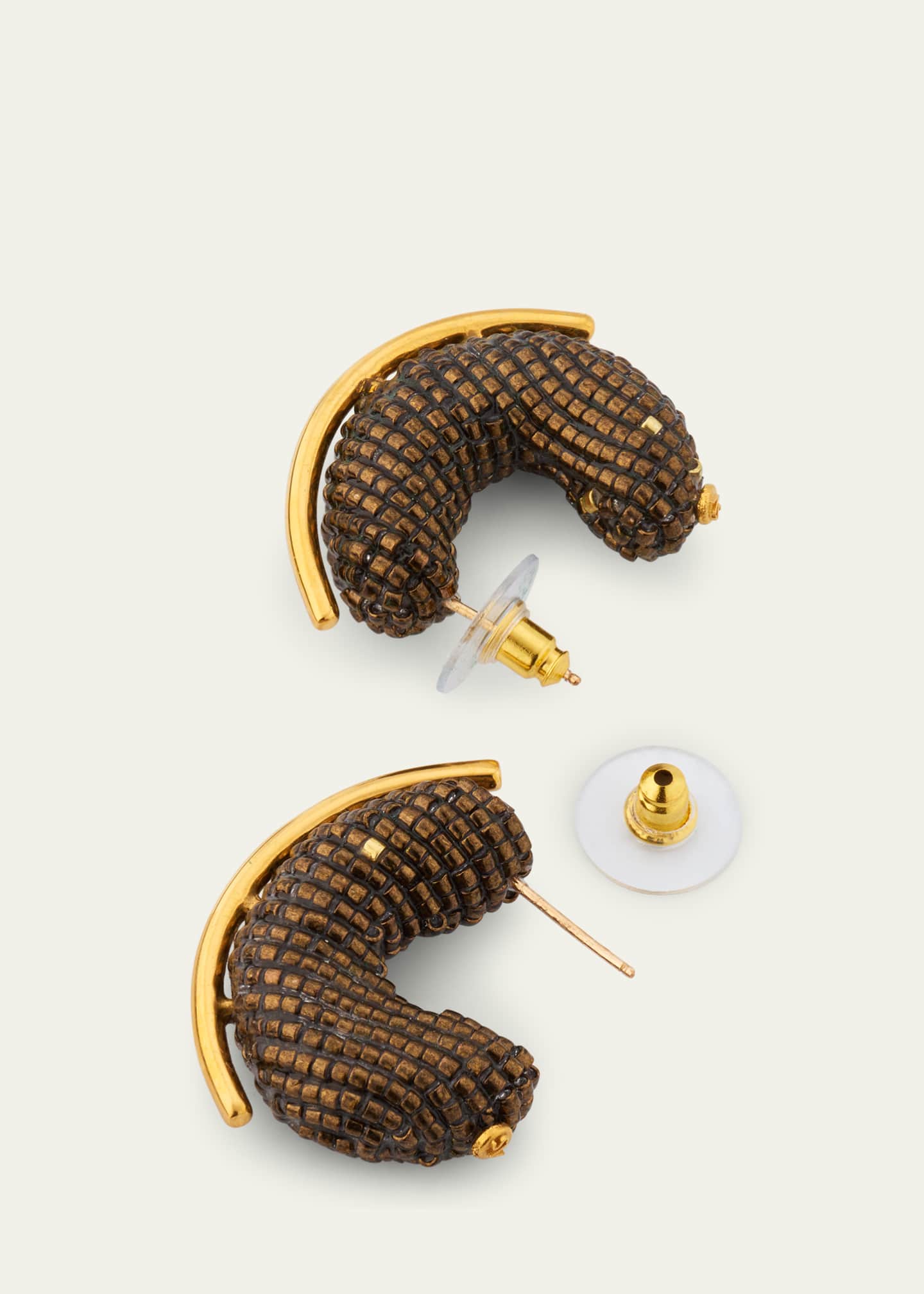 Susana Vega Mini Alba Hoop Earrings Image 4 of 4