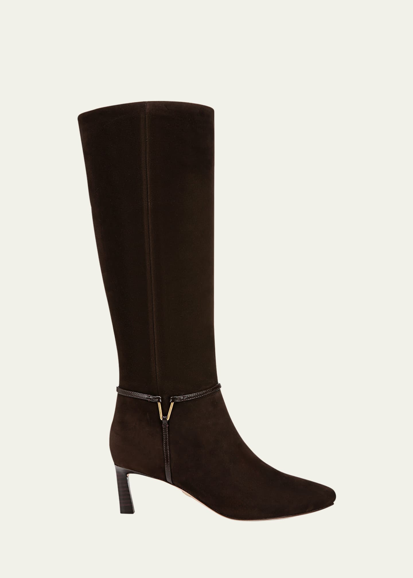 Veronica Beard Kenzie Suede Harness Boots Image 1 of 4