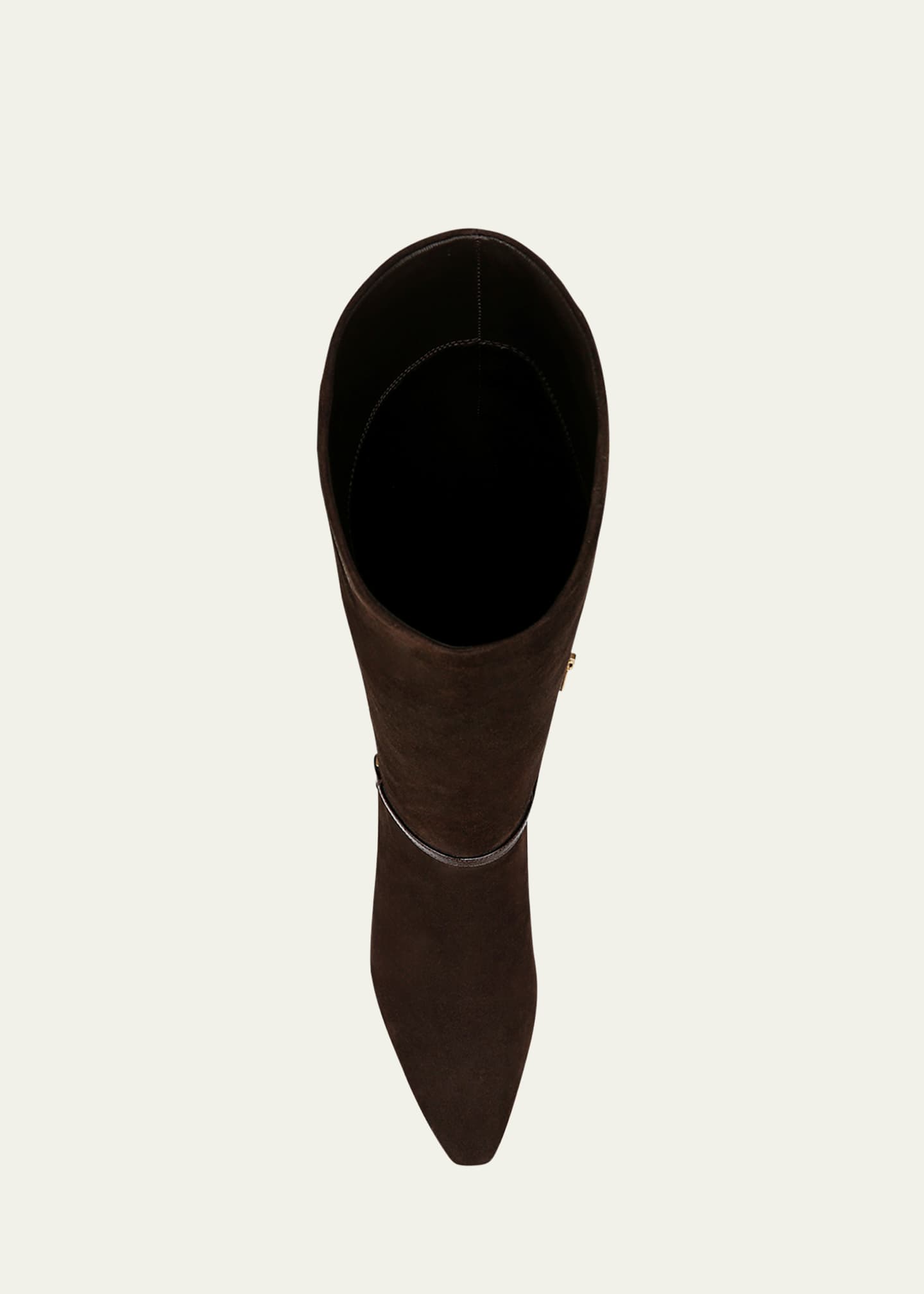 Veronica Beard Kenzie Suede Harness Boots Image 4 of 4