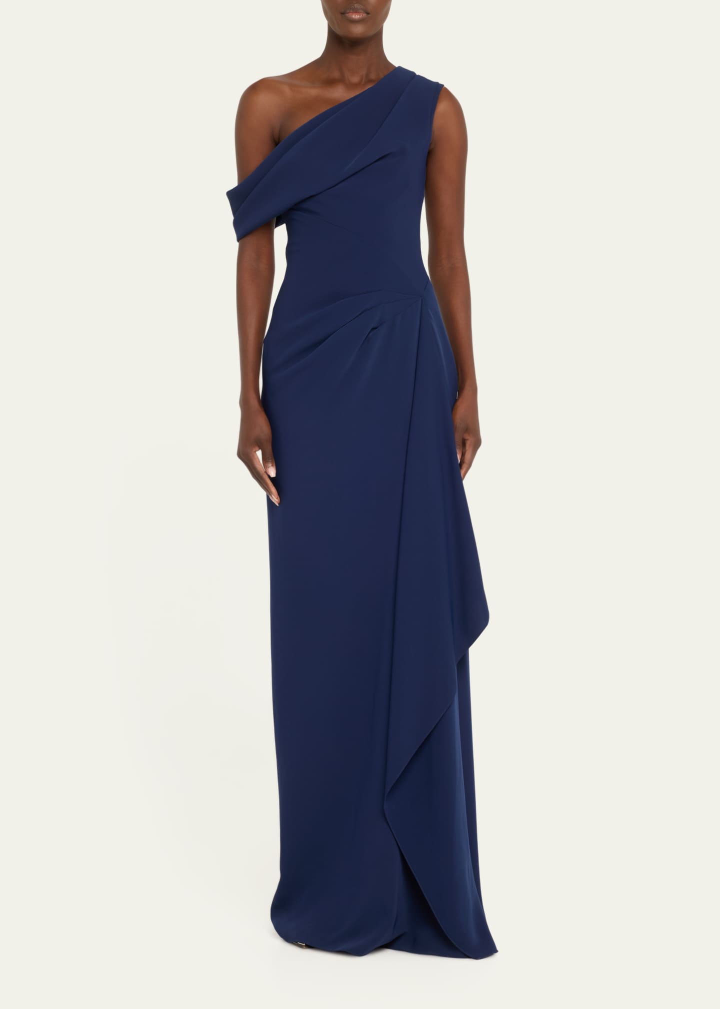 Atelier Prabal Gurung Amelia Off-Shoulder Draped Gown Image 2 of 5