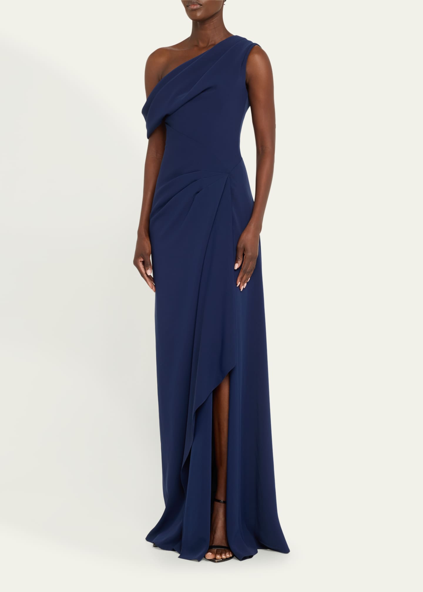 Atelier Prabal Gurung Amelia Off-Shoulder Draped Gown Image 4 of 5
