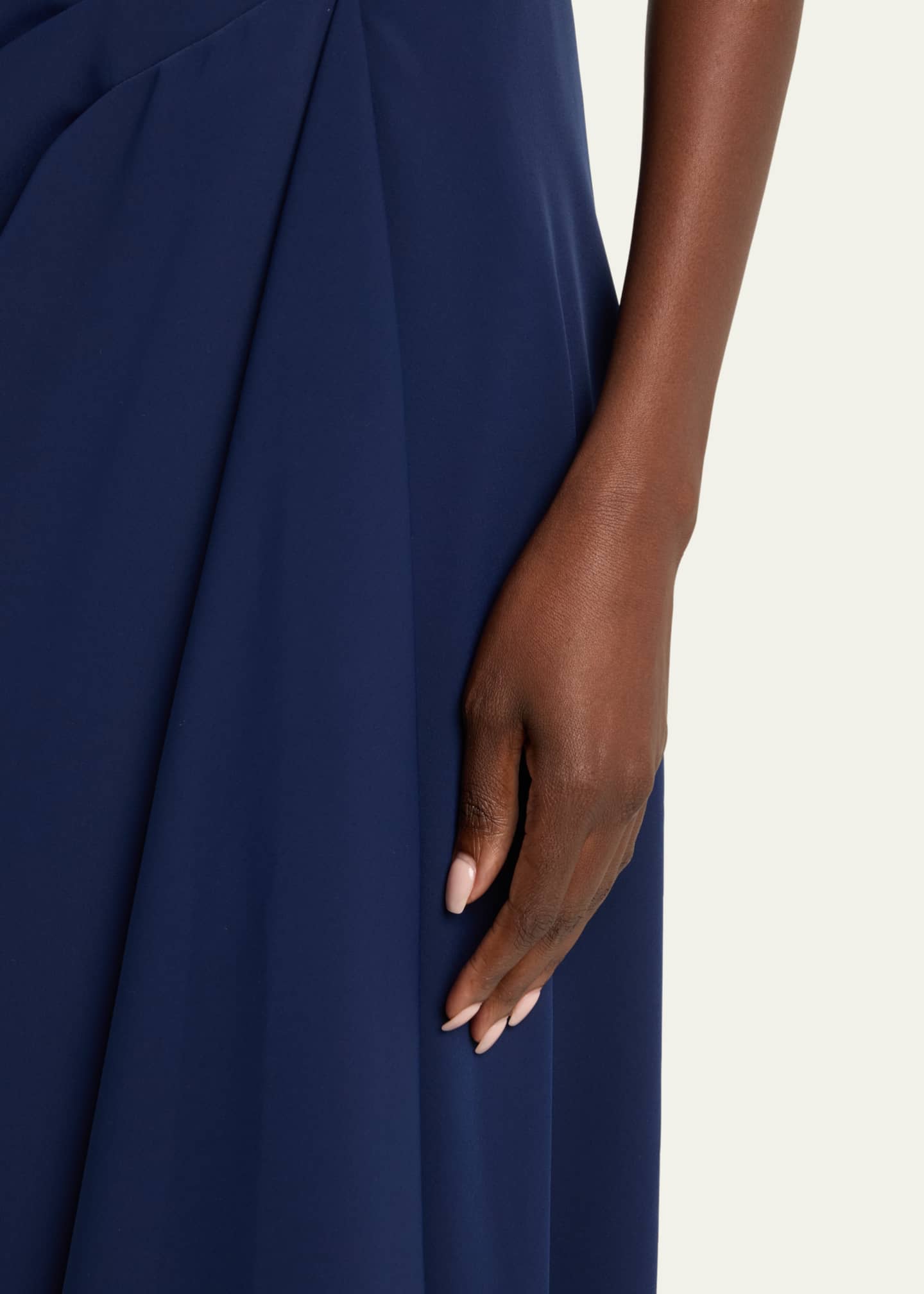 Atelier Prabal Gurung Amelia Off-Shoulder Draped Gown Image 5 of 5