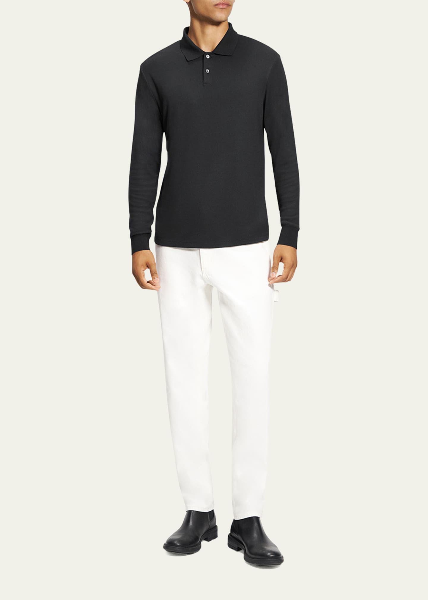 Theory Men's Goris Stretch Polo Shirt Image 2 of 4