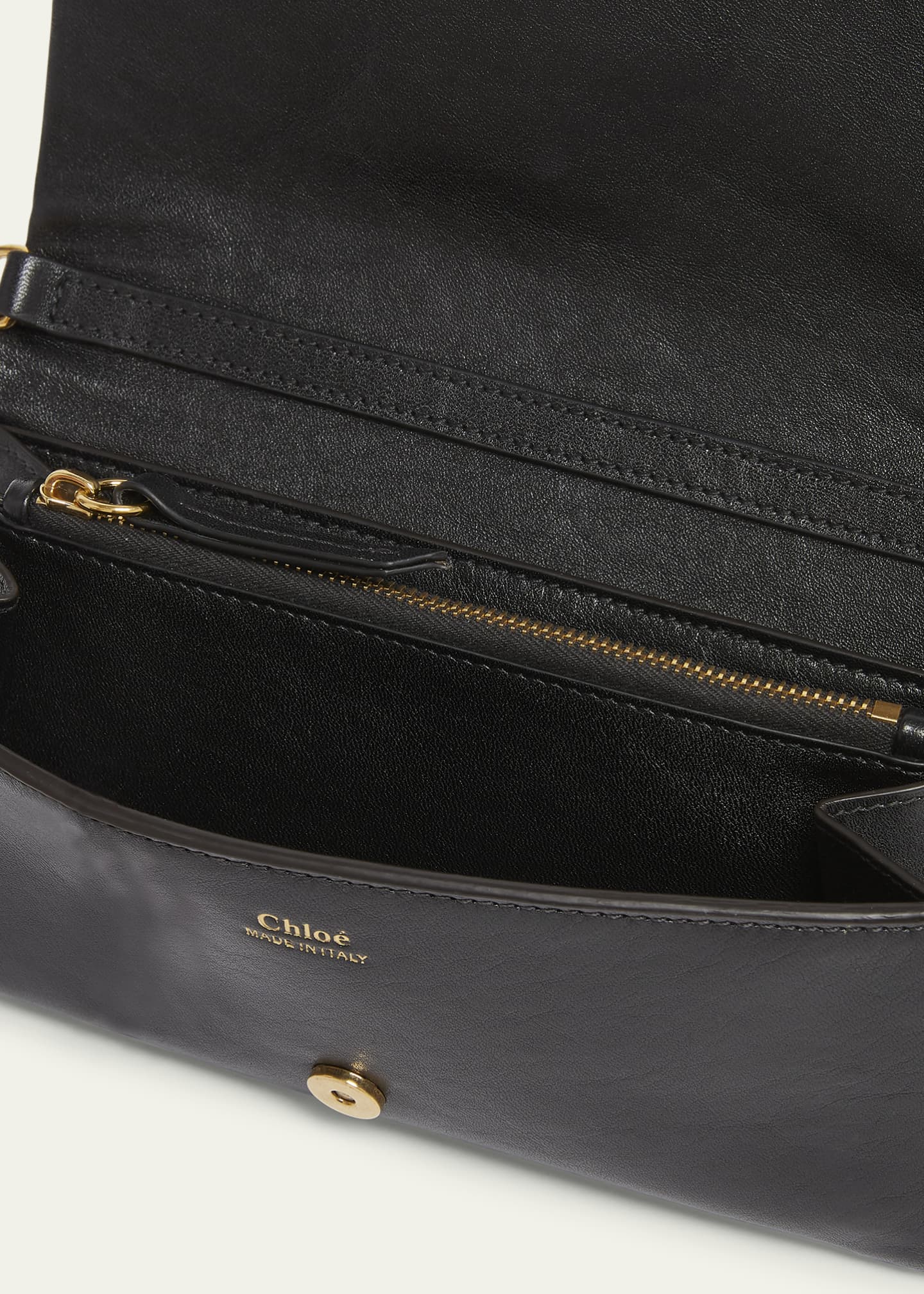 Chloe Foulard Flap Crossbody Bag in Buffalo Leather Image 3 of 3