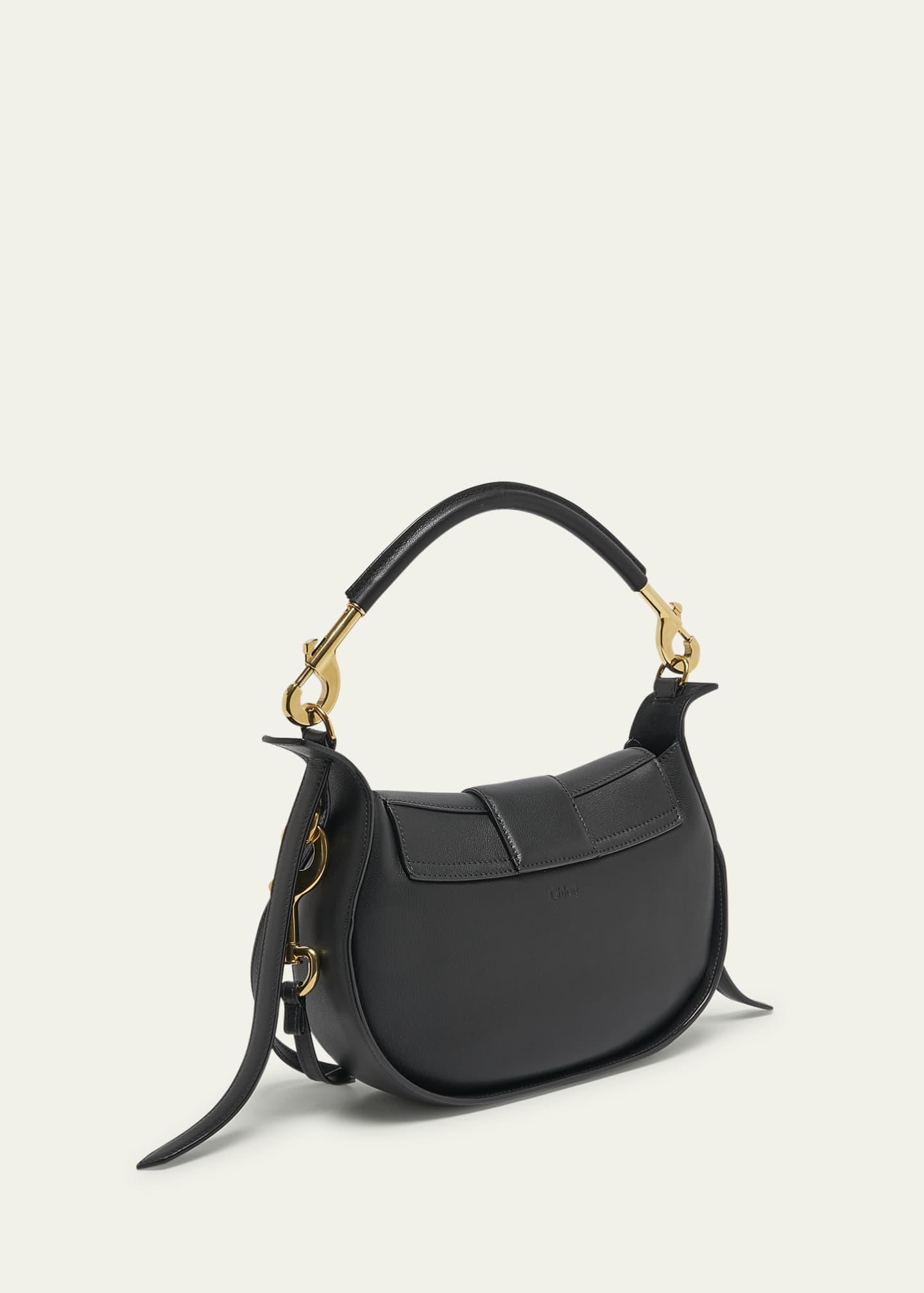 Chloe Ride Flap Shoulder Bag in Smooth Calfskin Image 3 of 6